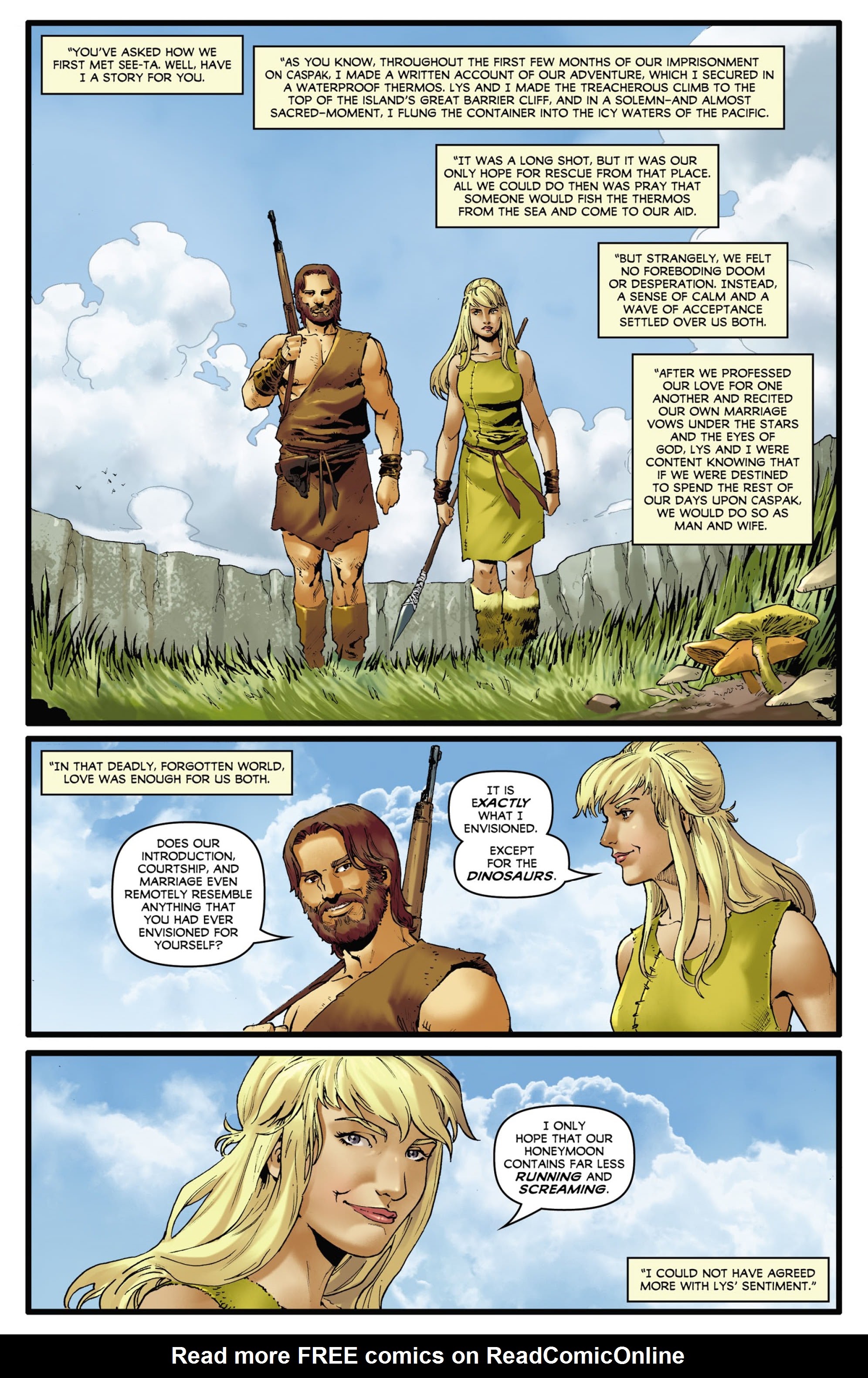 Read online The Land That Time Forgot: Fearless comic -  Issue #1 - 4