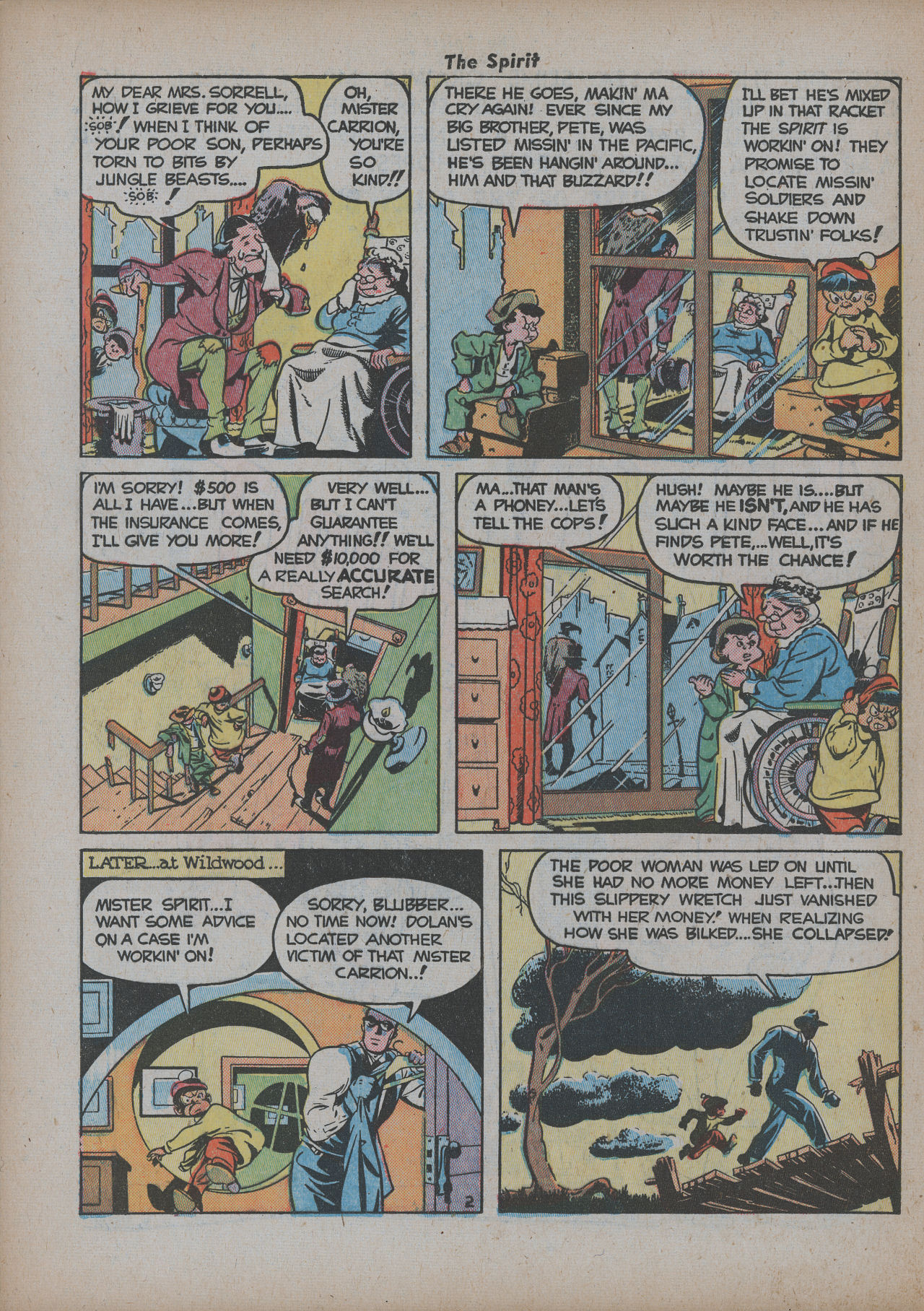 Read online The Spirit (1944) comic -  Issue #19 - 12