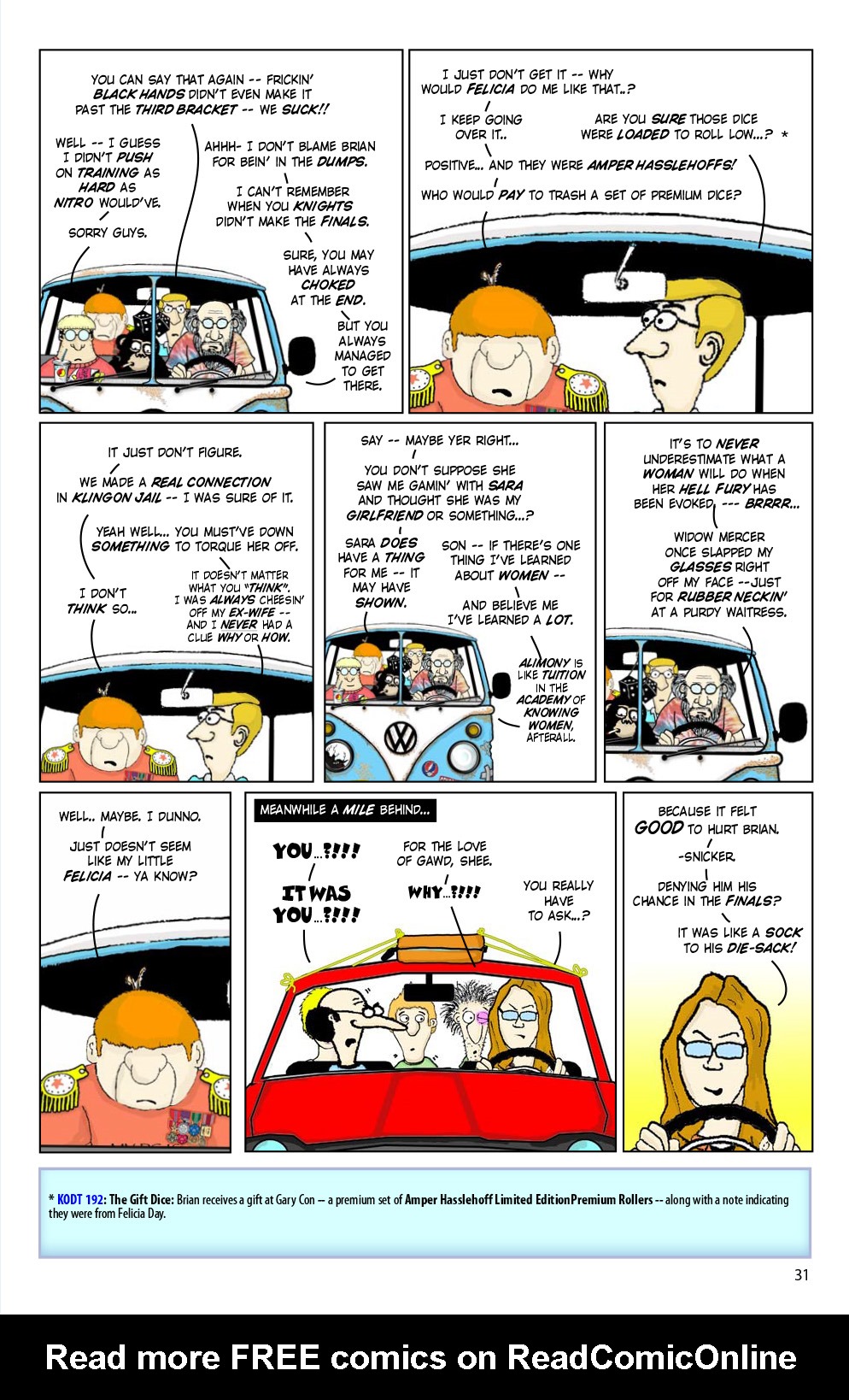 Read online Knights of the Dinner Table comic -  Issue #193 - 33