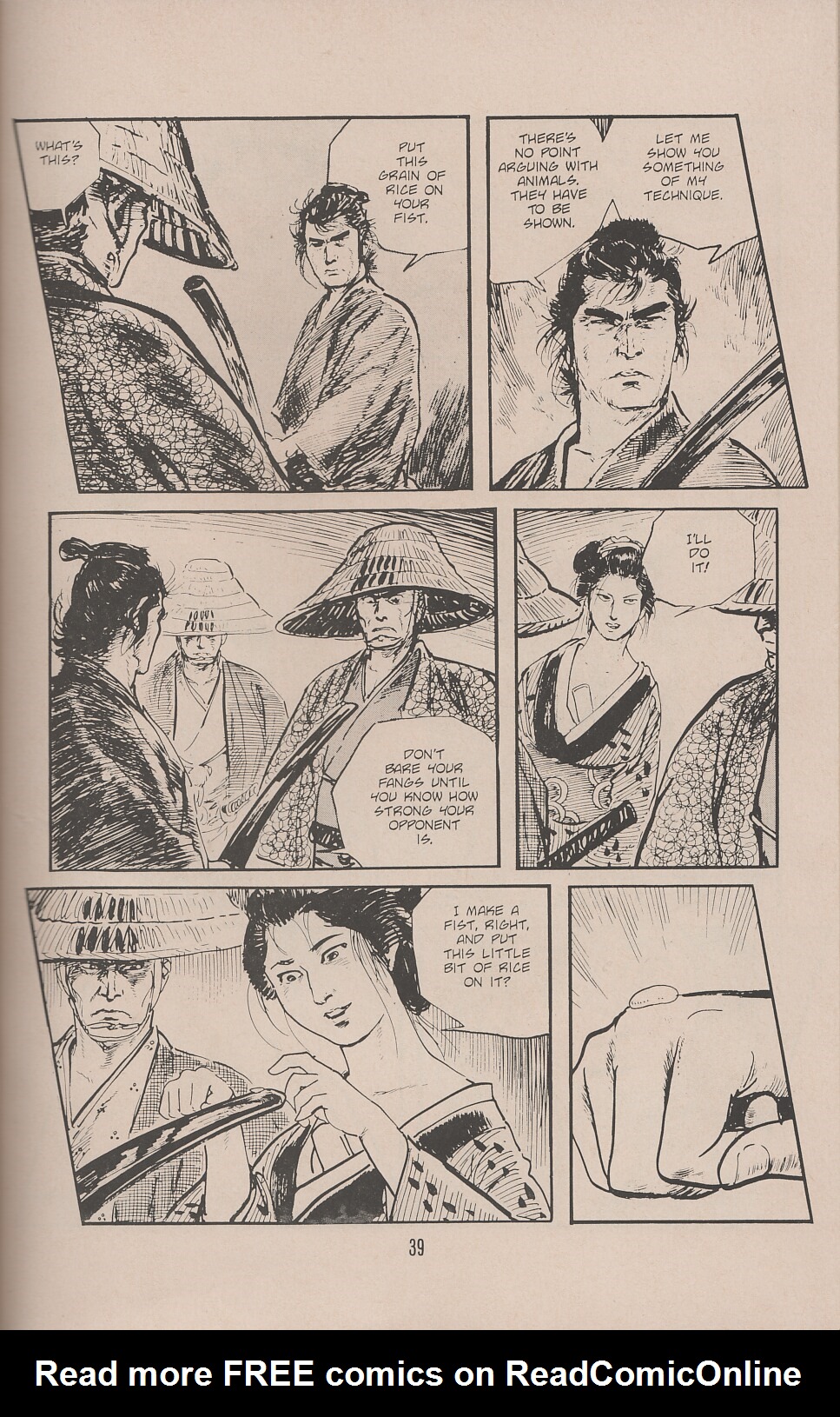 Read online Lone Wolf and Cub comic -  Issue #45 - 42