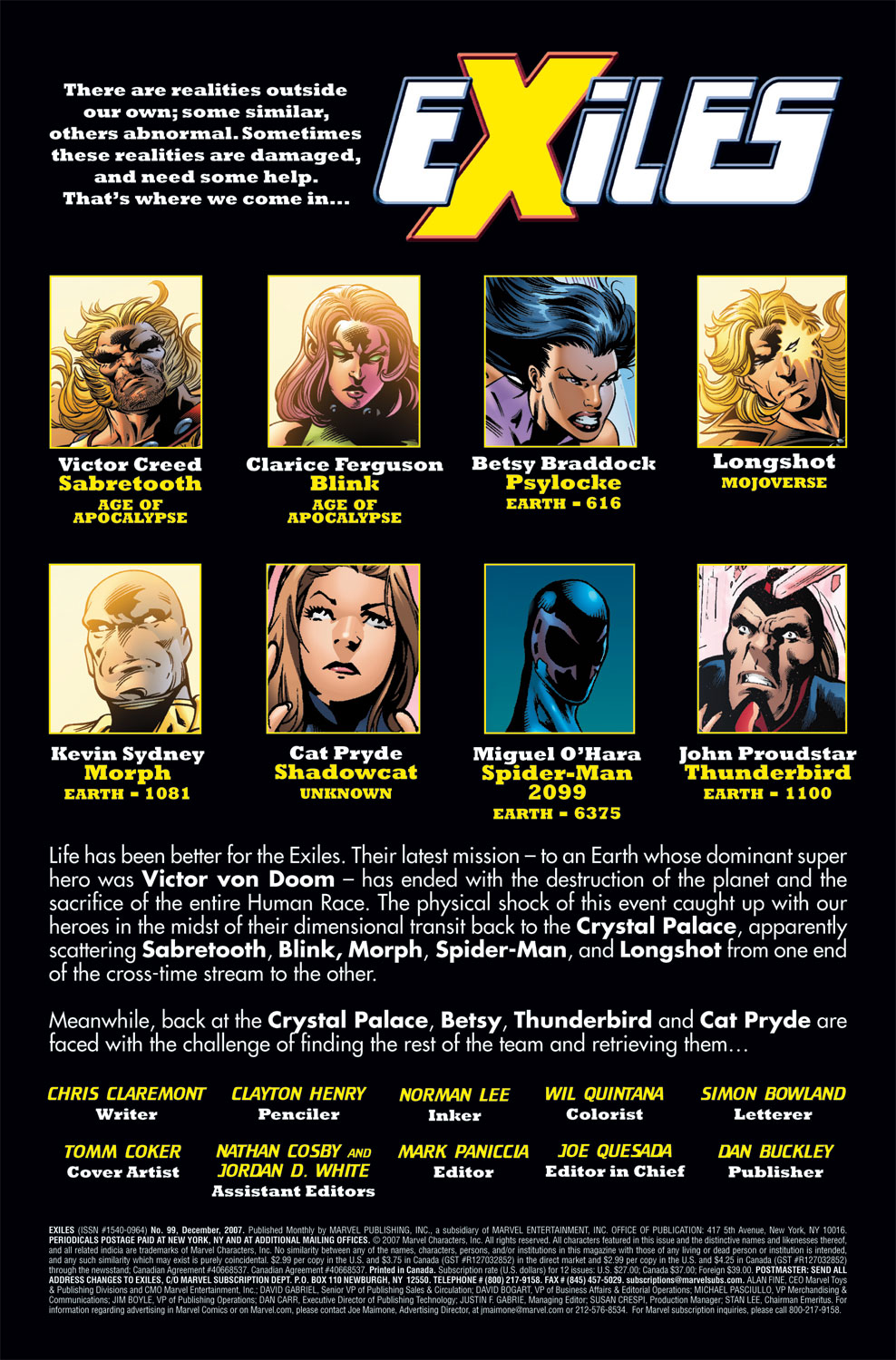 Read online Exiles (2001) comic -  Issue #99 - 2