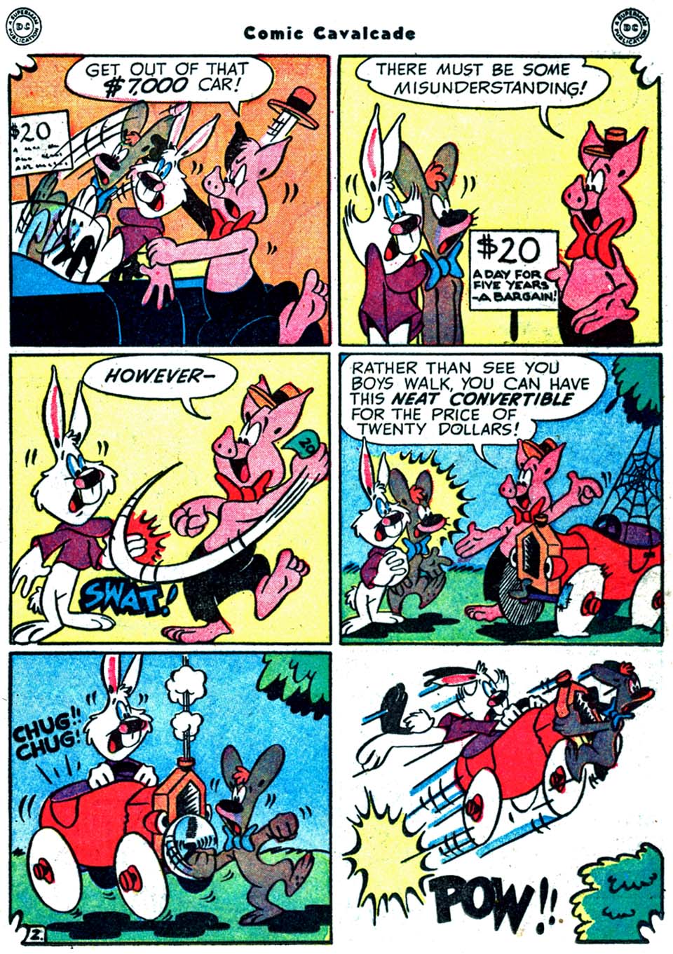 Read online Comic Cavalcade comic -  Issue #32 - 31