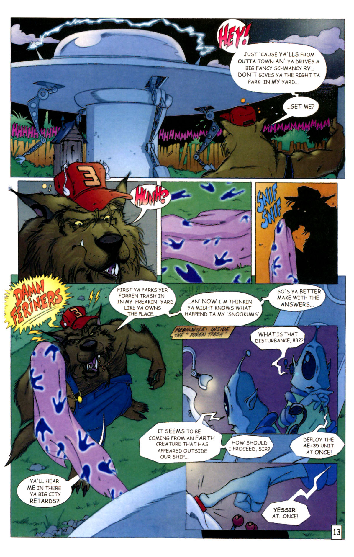 Read online Bubba the Redneck Werewolf Super Sci-fi Special comic -  Issue # Full - 15