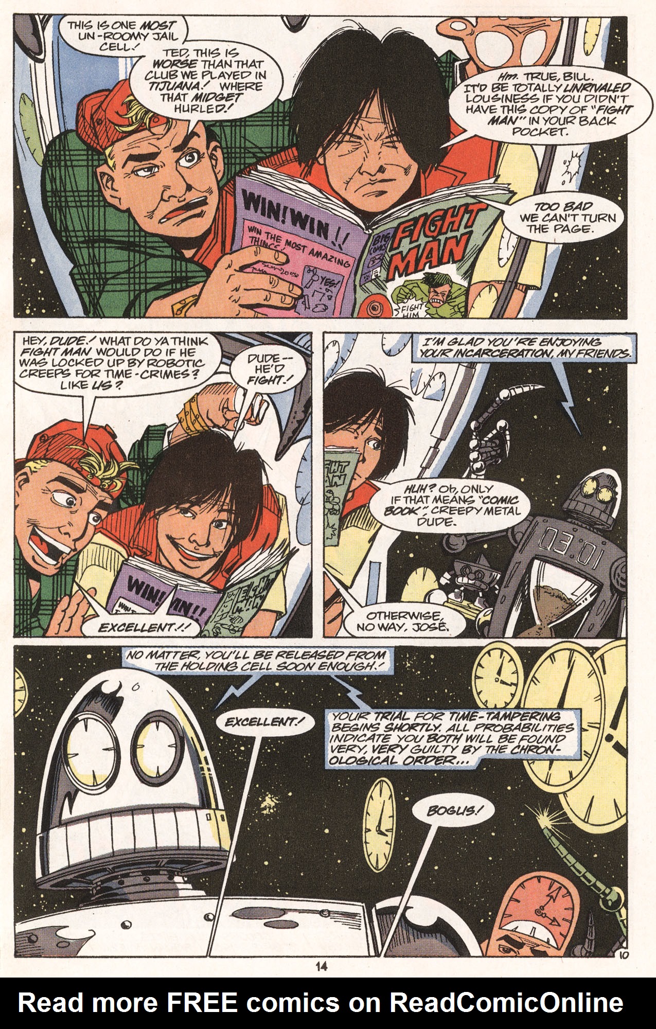 Read online Bill & Ted's Excellent Comic Book comic -  Issue #6 - 15