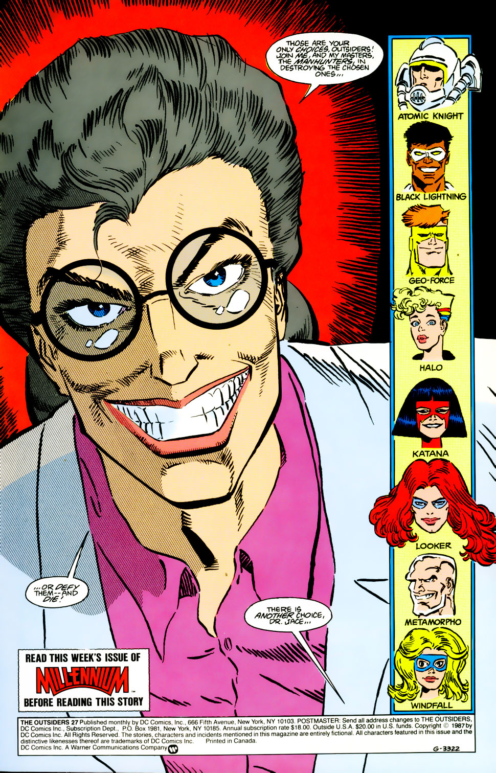 Read online The Outsiders (1985) comic -  Issue #27 - 2