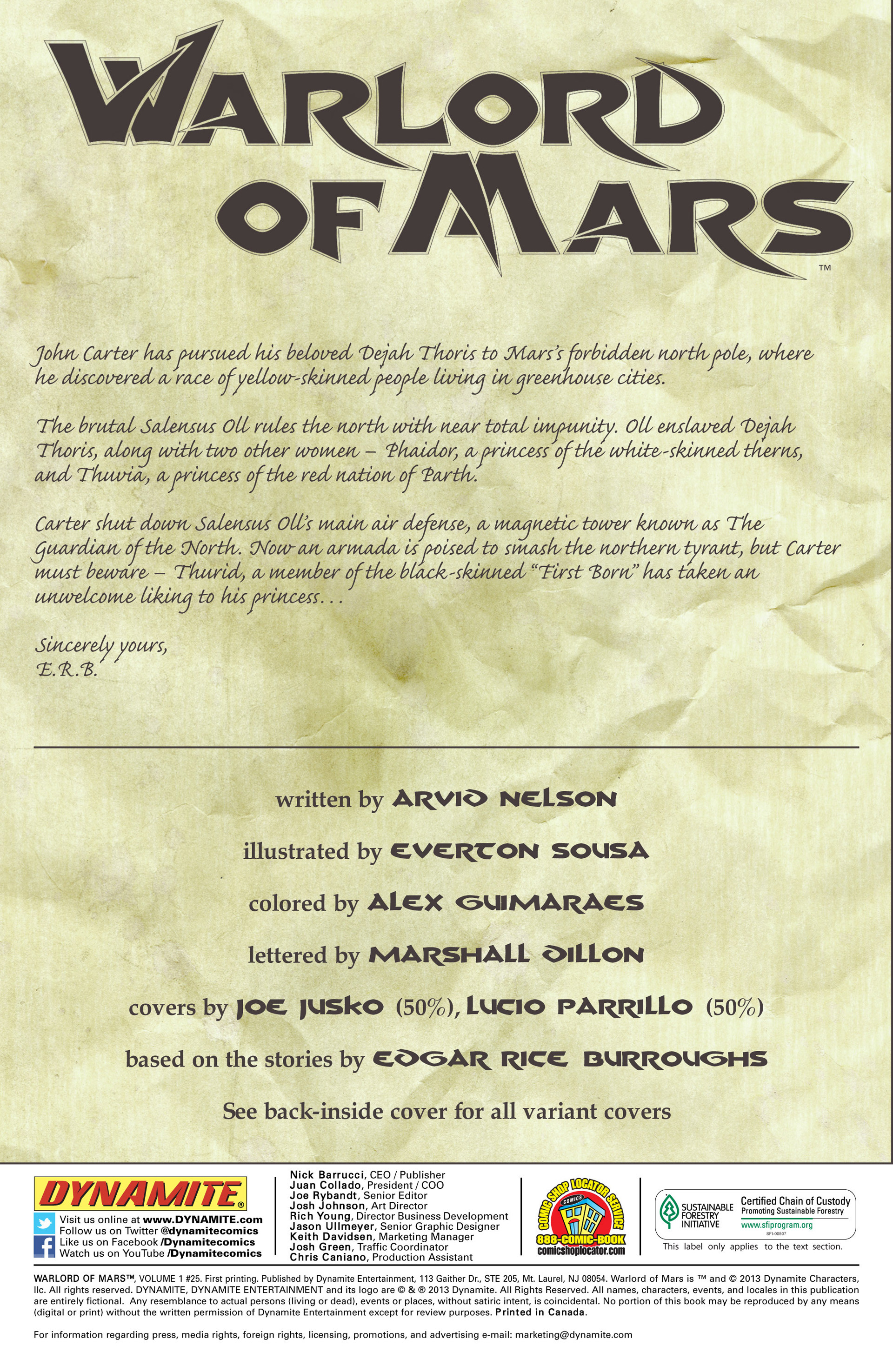 Read online Warlord of Mars comic -  Issue #25 - 3