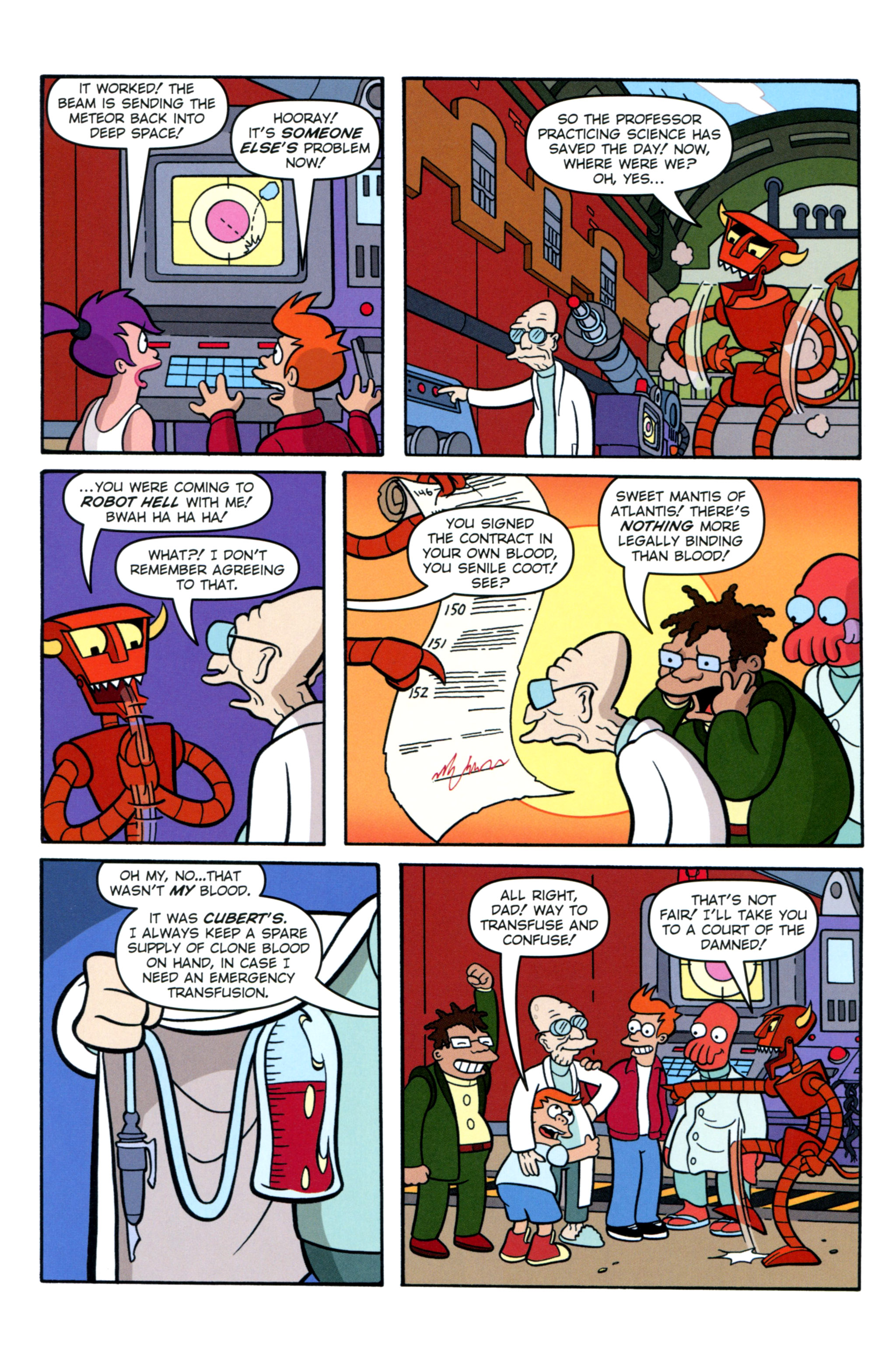 Read online Futurama Comics comic -  Issue #70 - 21