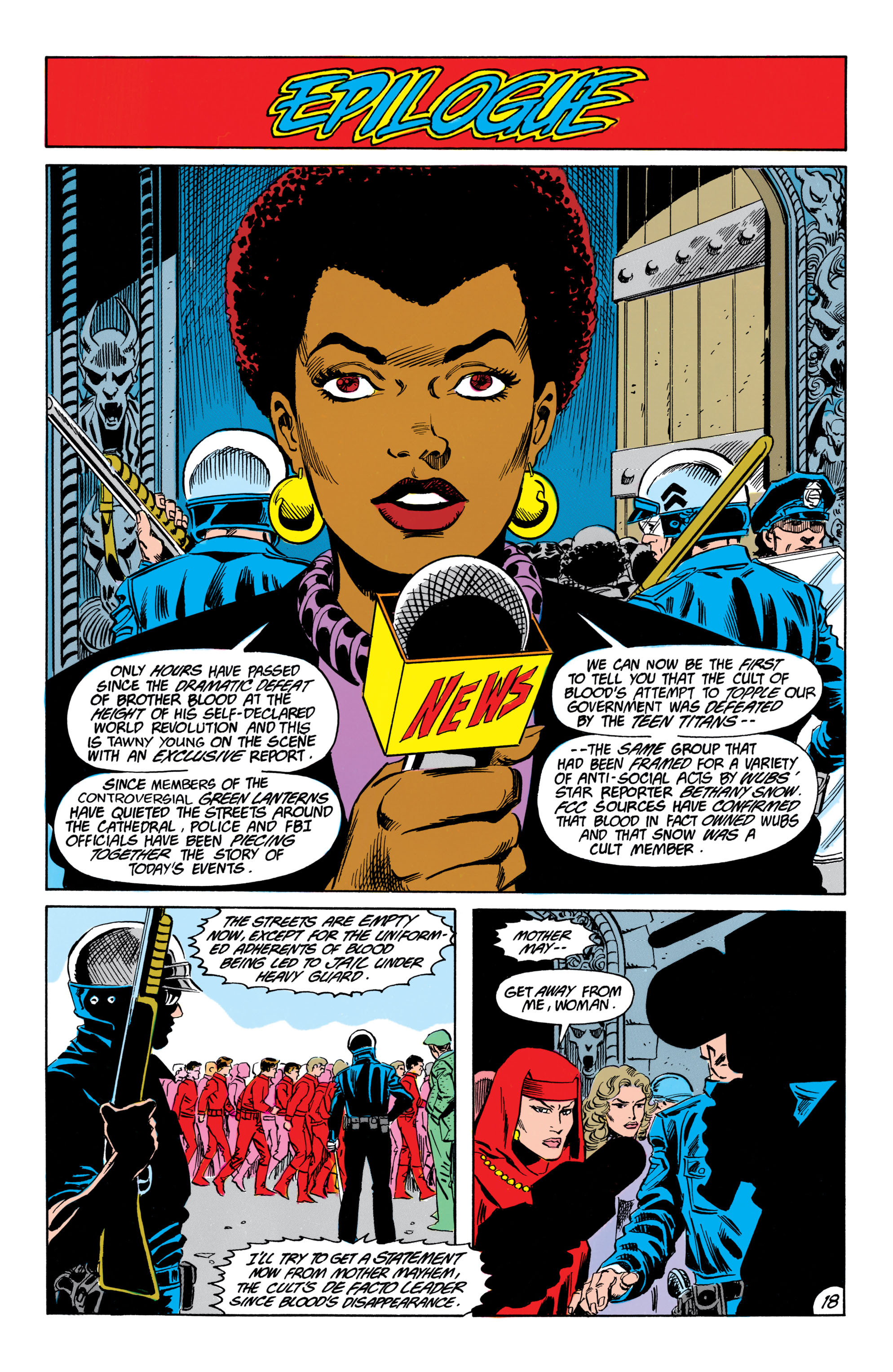 Read online The New Teen Titans (1984) comic -  Issue #31 - 19