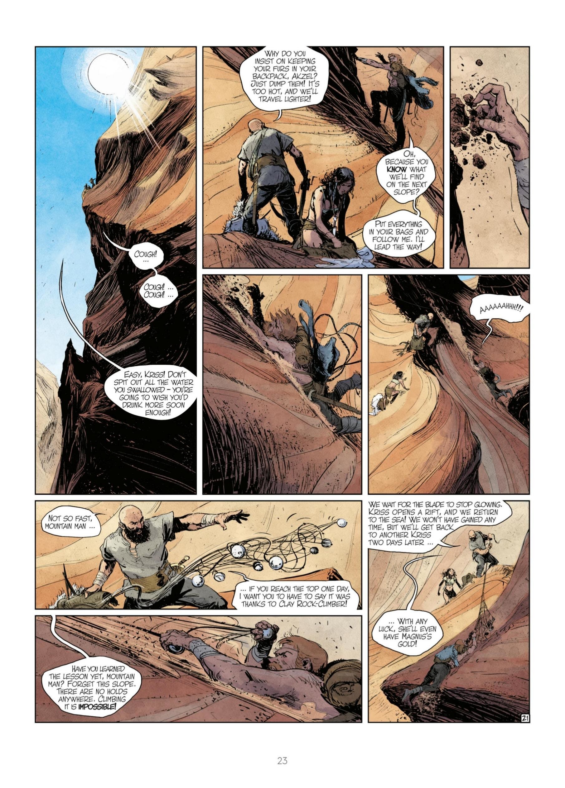 Read online Kriss of Valnor: The Mountain of Time comic -  Issue # Full - 25