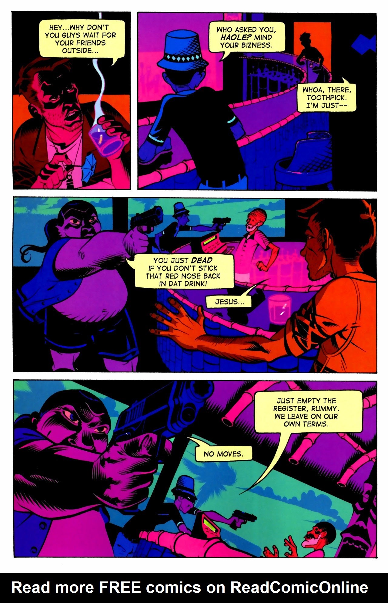 Read online Hawaiian Dick: Screaming Black Thunder comic -  Issue #3 - 23