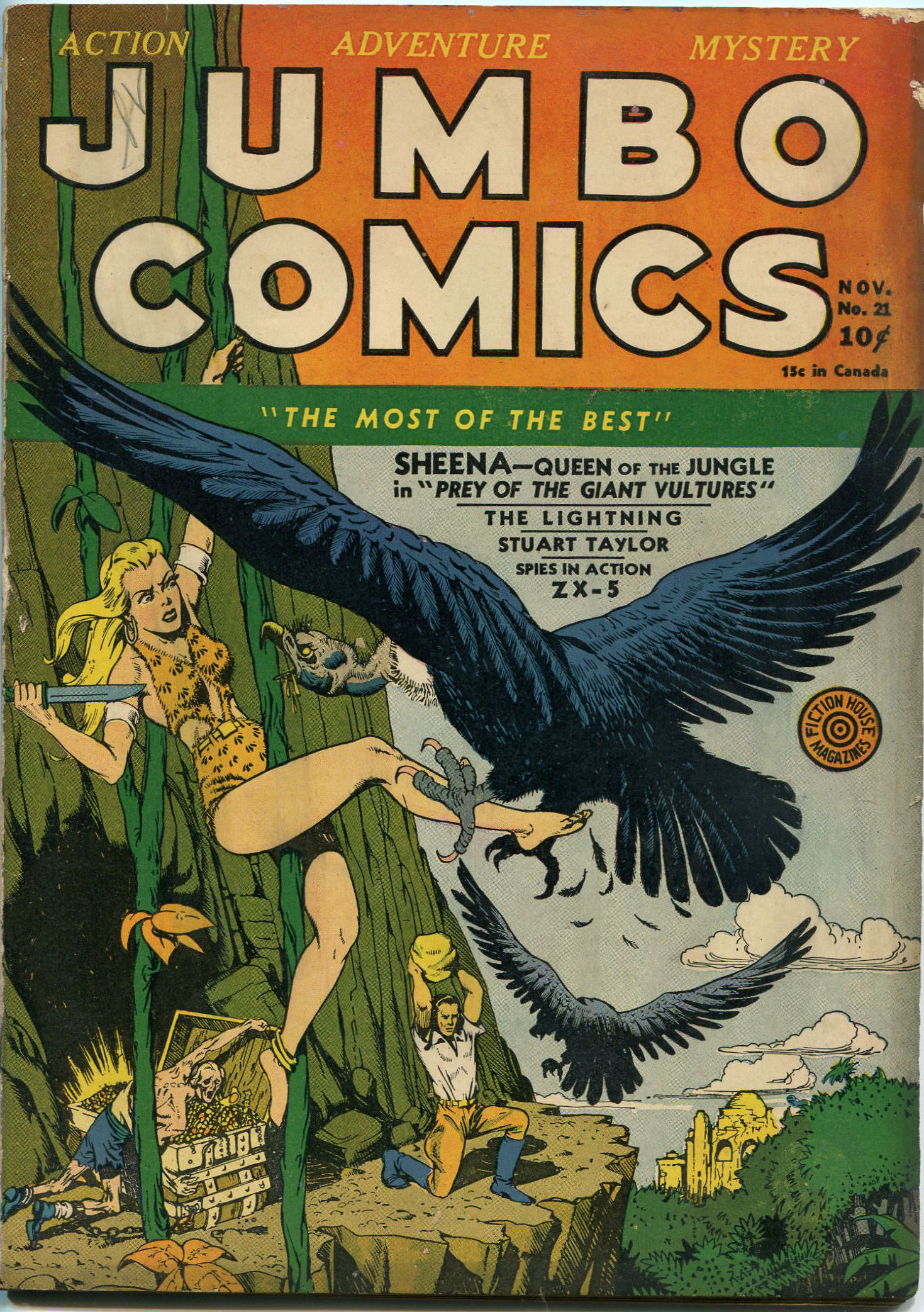 Read online Jumbo Comics comic -  Issue #21 - 1