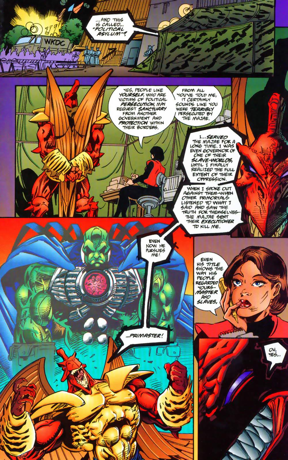 Read online Leonard Nimoy's Primortals (1995) comic -  Issue #10 - 12