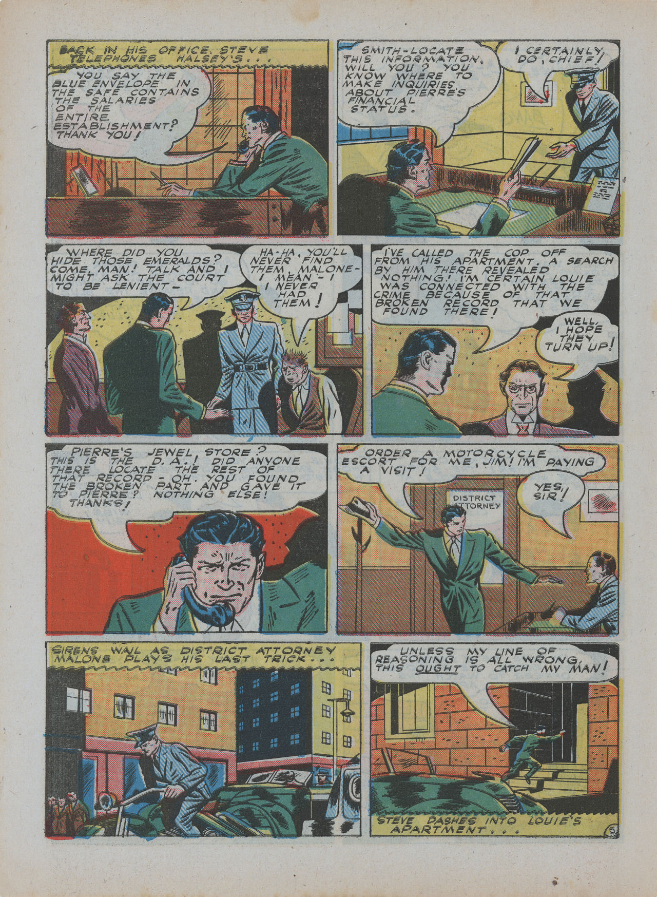 Read online Detective Comics (1937) comic -  Issue #53 - 56