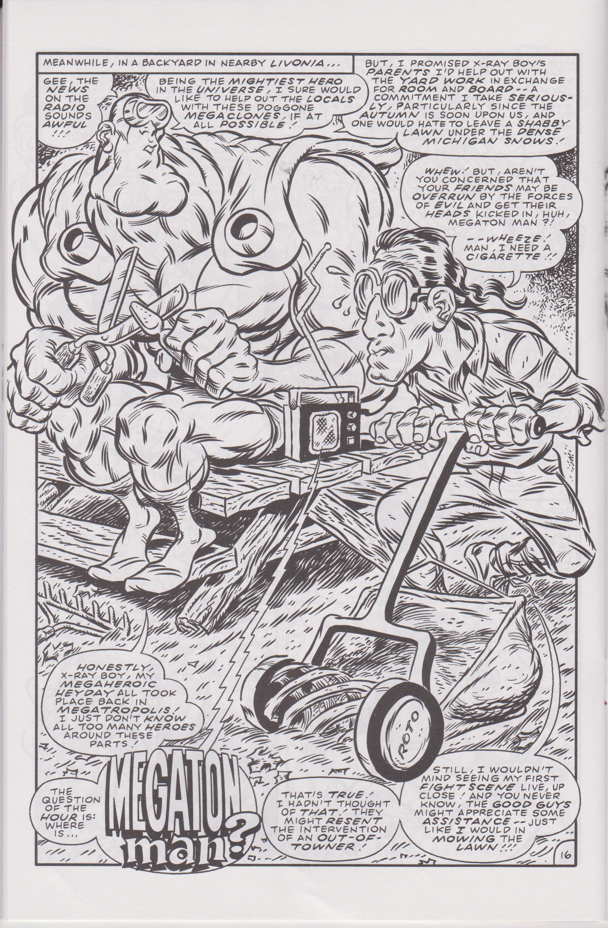 Read online Don Simpson's Bizarre Heroes comic -  Issue #11 - 18