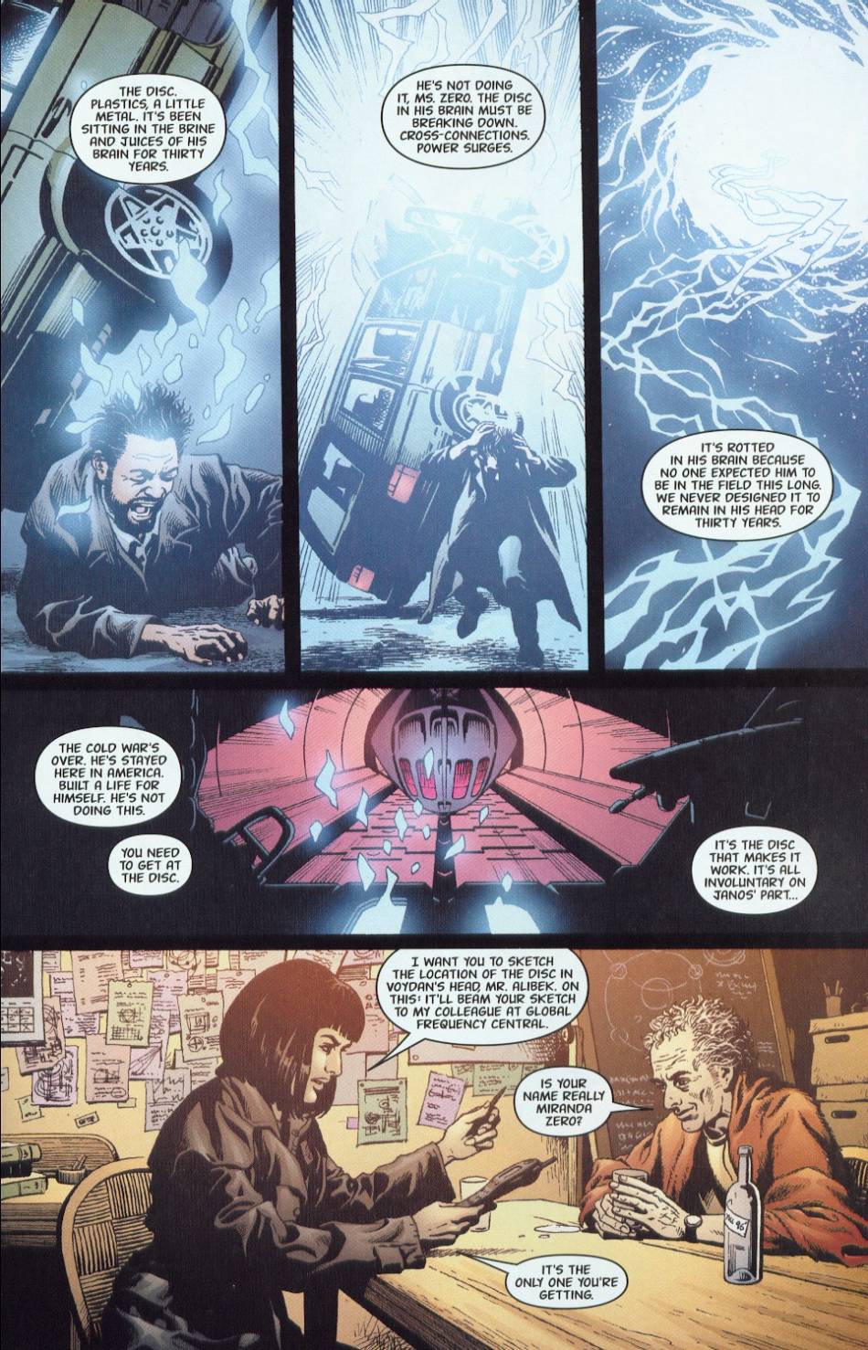 Read online Global Frequency comic -  Issue #1 - 17