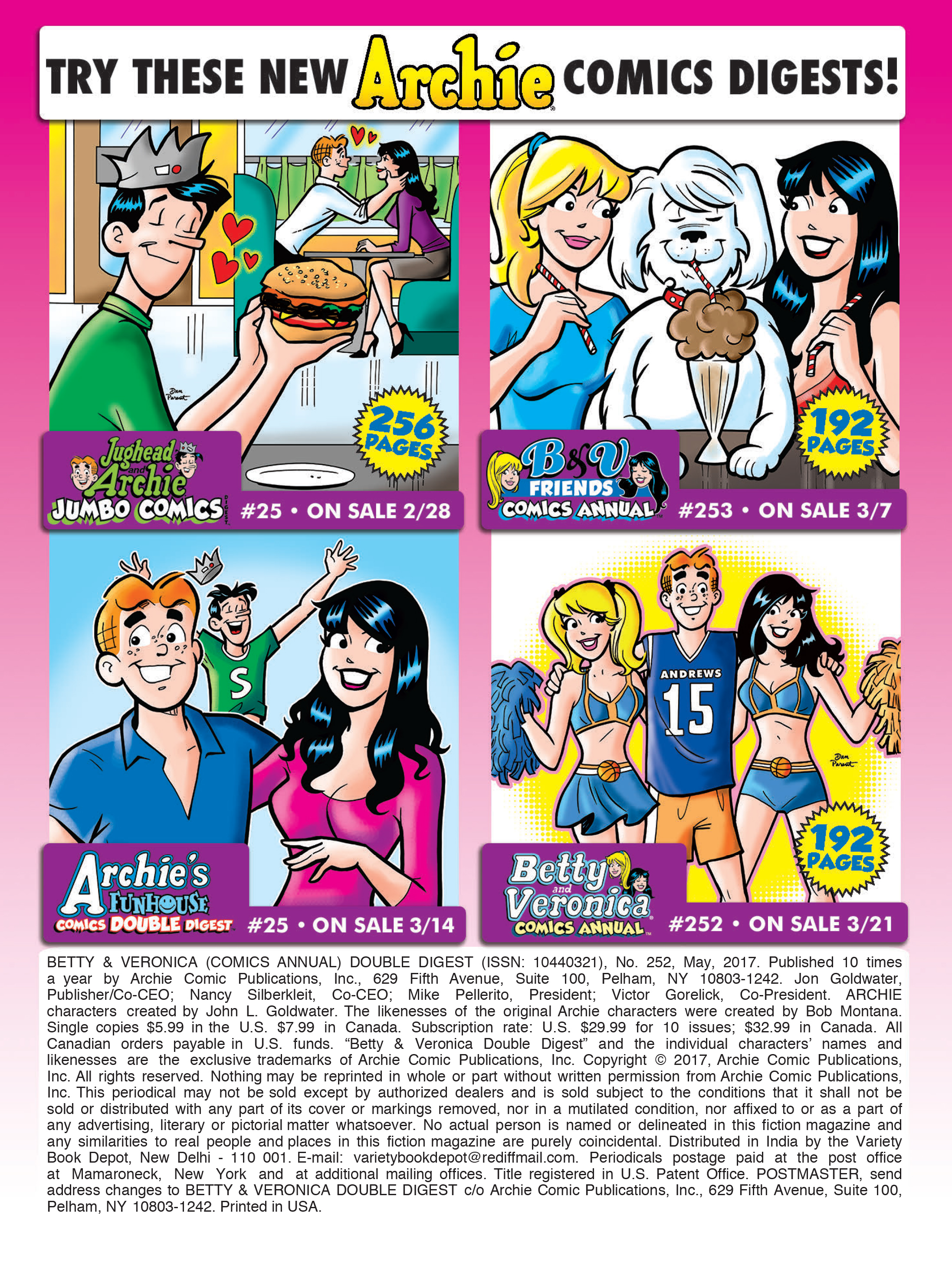 Read online Betty and Veronica Double Digest comic -  Issue #252 - 181