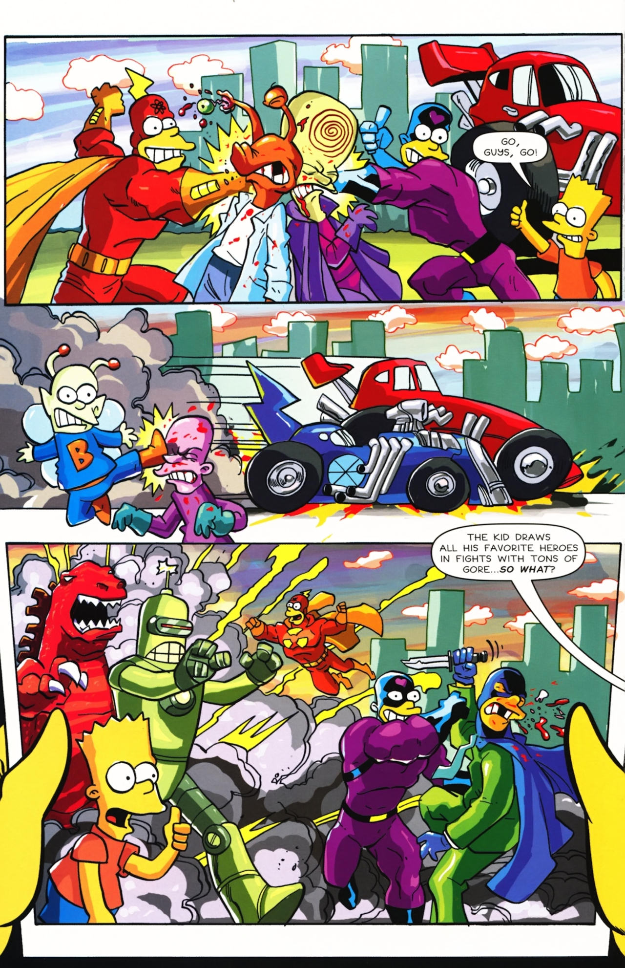 Read online Bongo Comics Presents Simpsons Super Spectacular comic -  Issue #9 - 24
