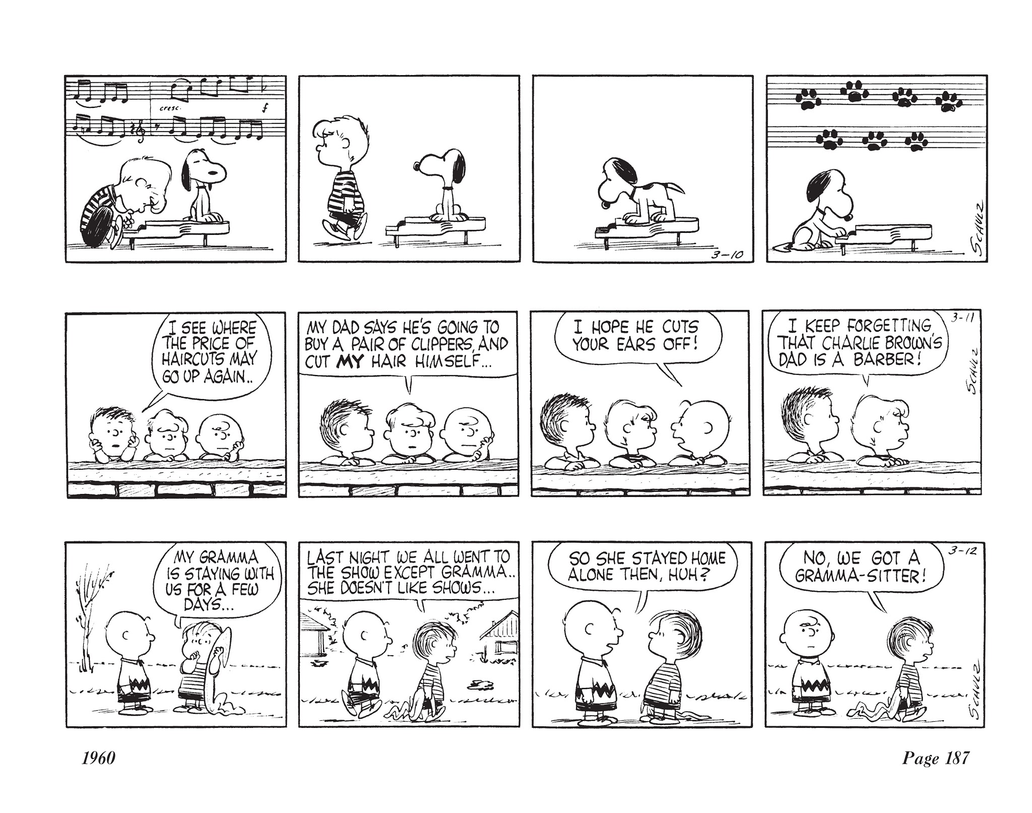 Read online The Complete Peanuts comic -  Issue # TPB 5 - 203