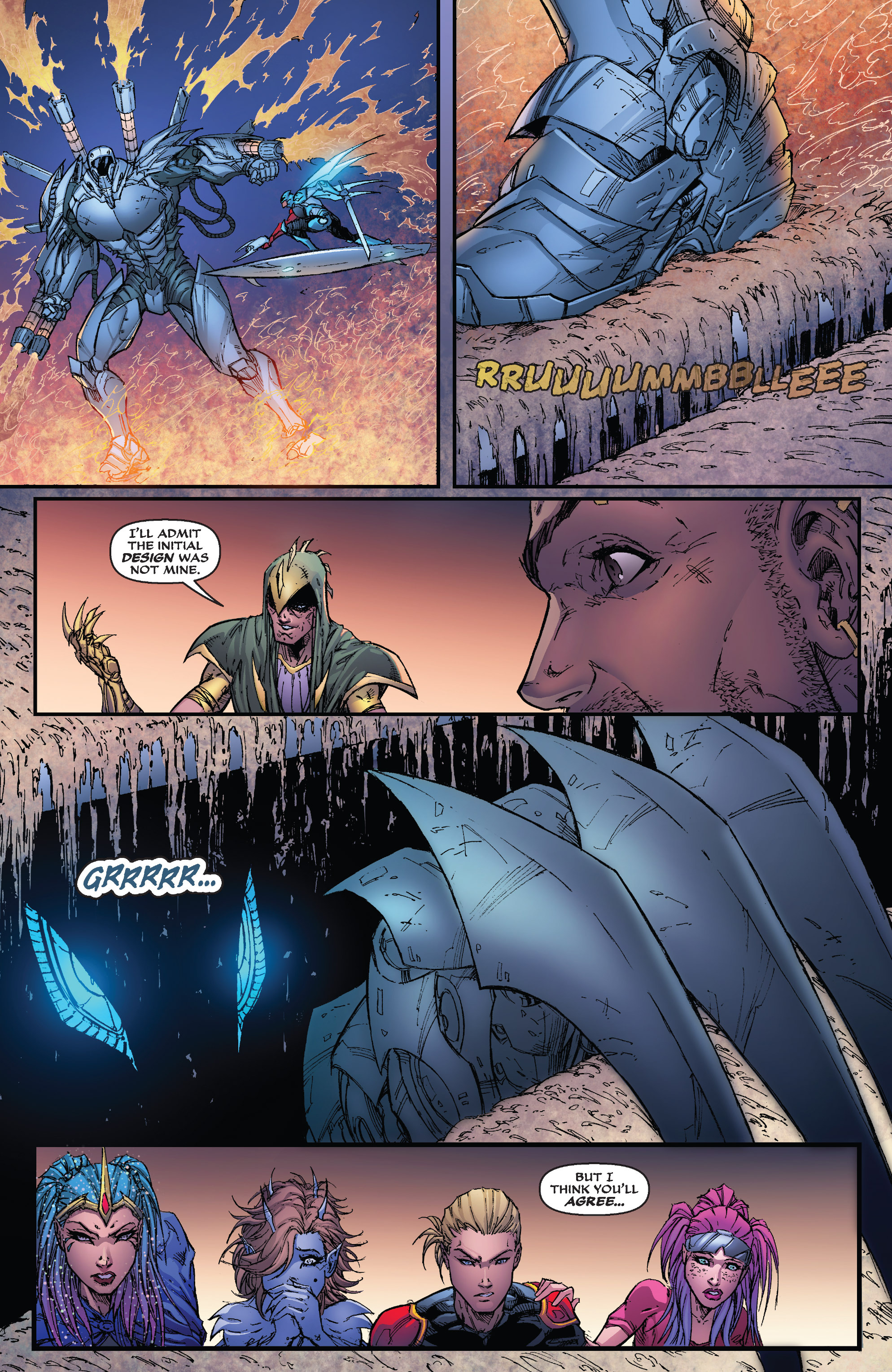 Read online Michael Turner's Soulfire (2013) comic -  Issue #7 - 16
