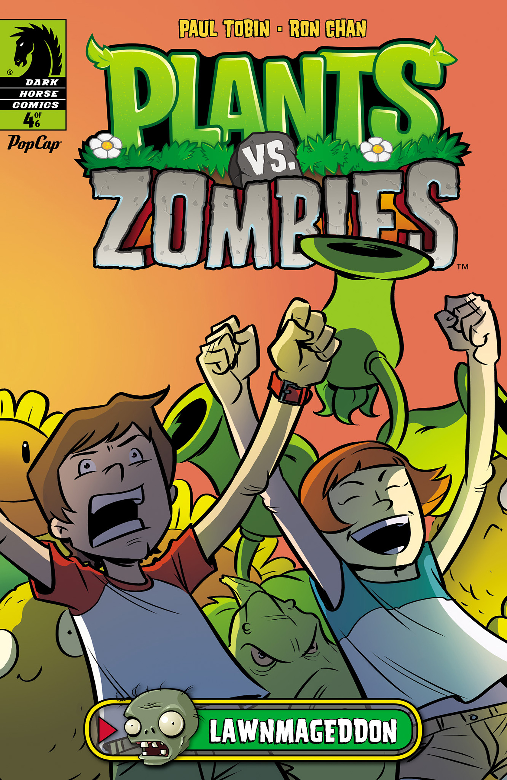 Read online Plants vs. Zombies: Lawnmageddon comic -  Issue #4 - 1