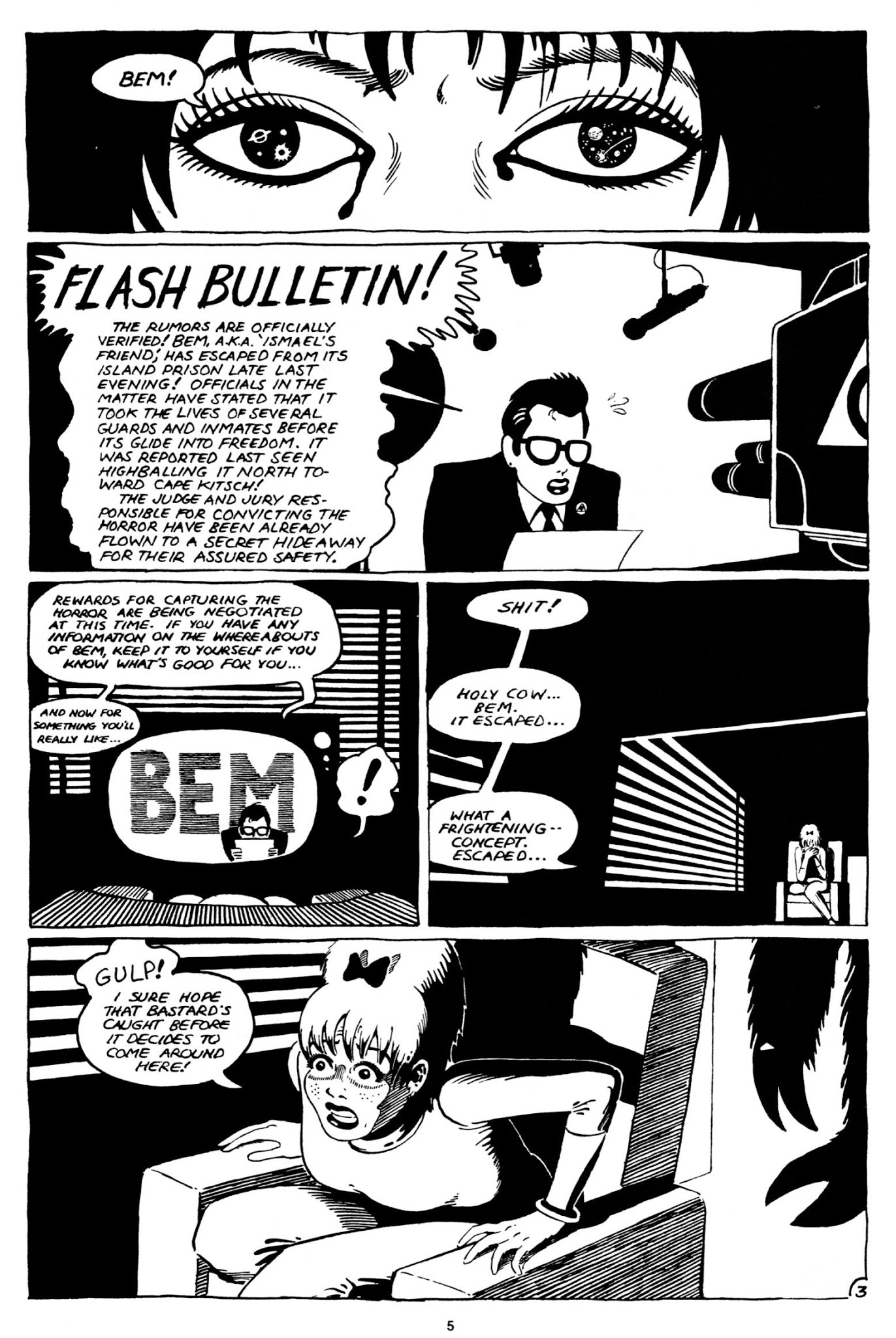 Read online Love and Rockets (1982) comic -  Issue #1 - 5