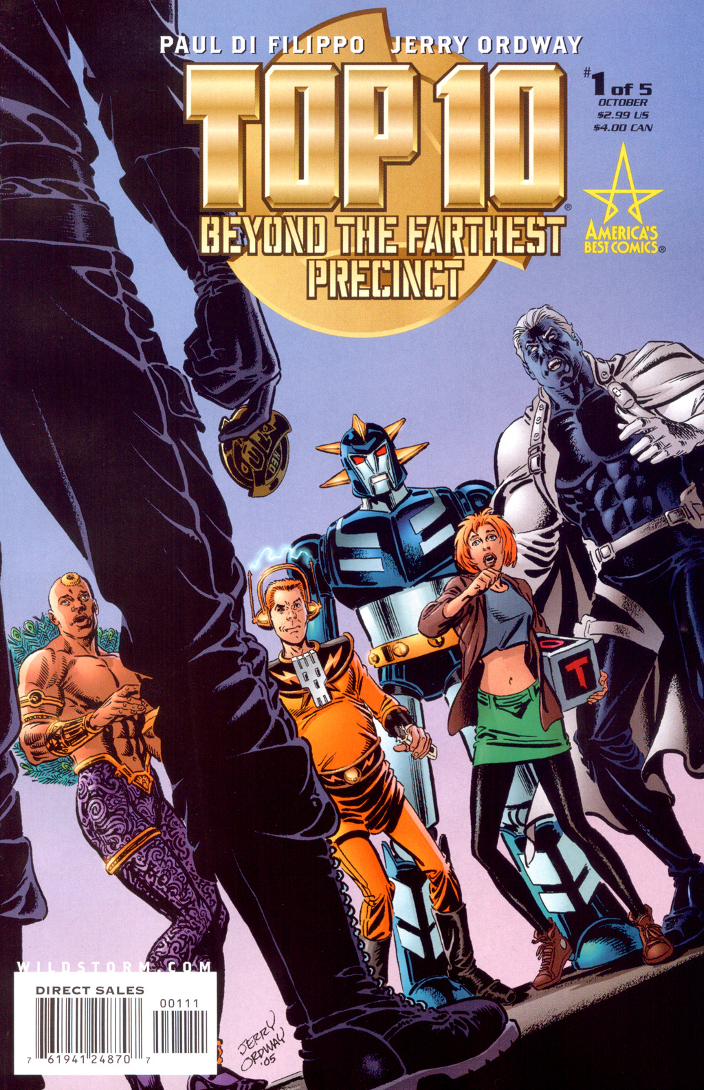 Read online Top 10: Beyond The Farthest Precinct comic -  Issue #1 - 1