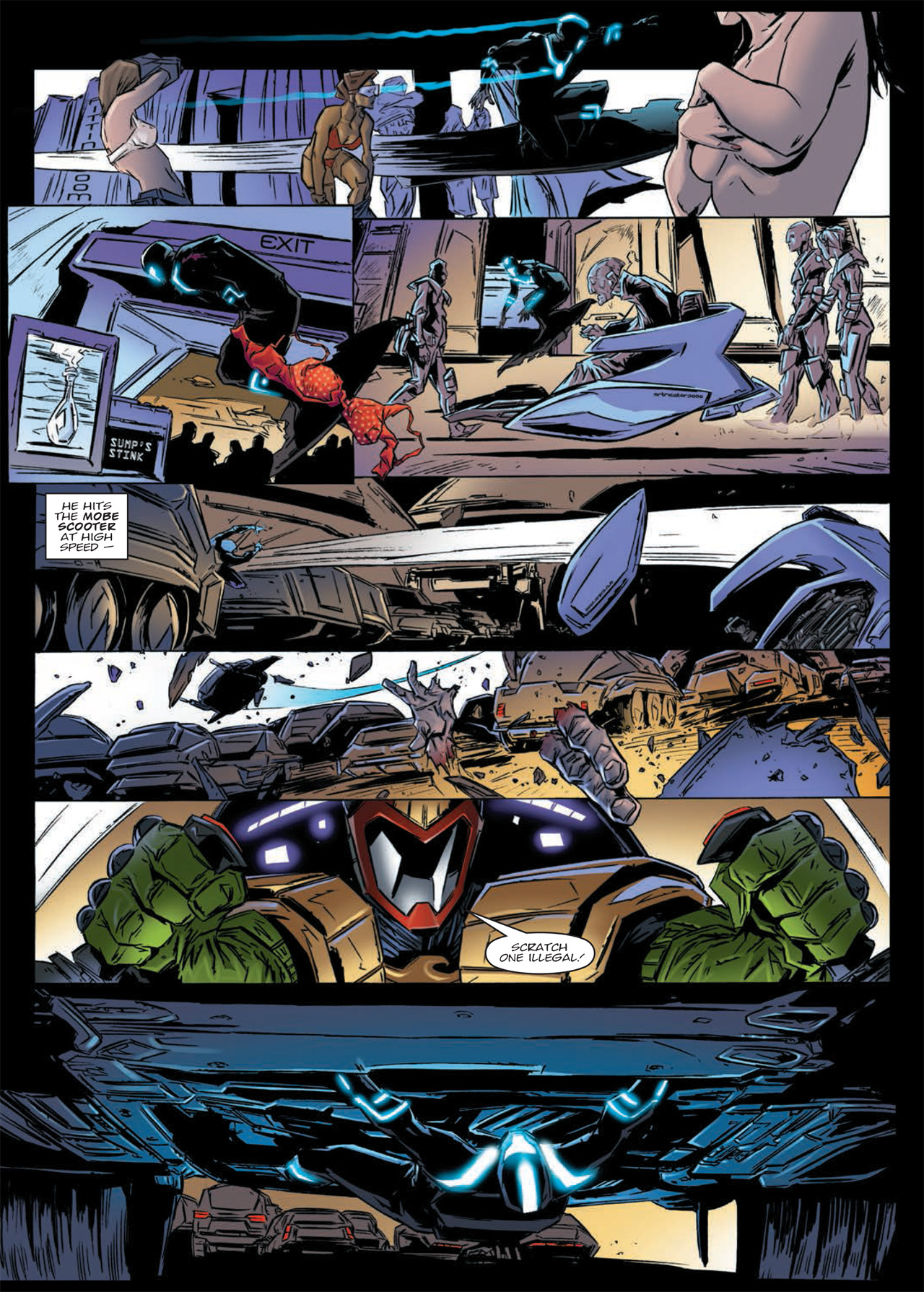 Read online Judge Dredd: Day of Chaos: Endgame comic -  Issue # TPB (Part 1) - 88