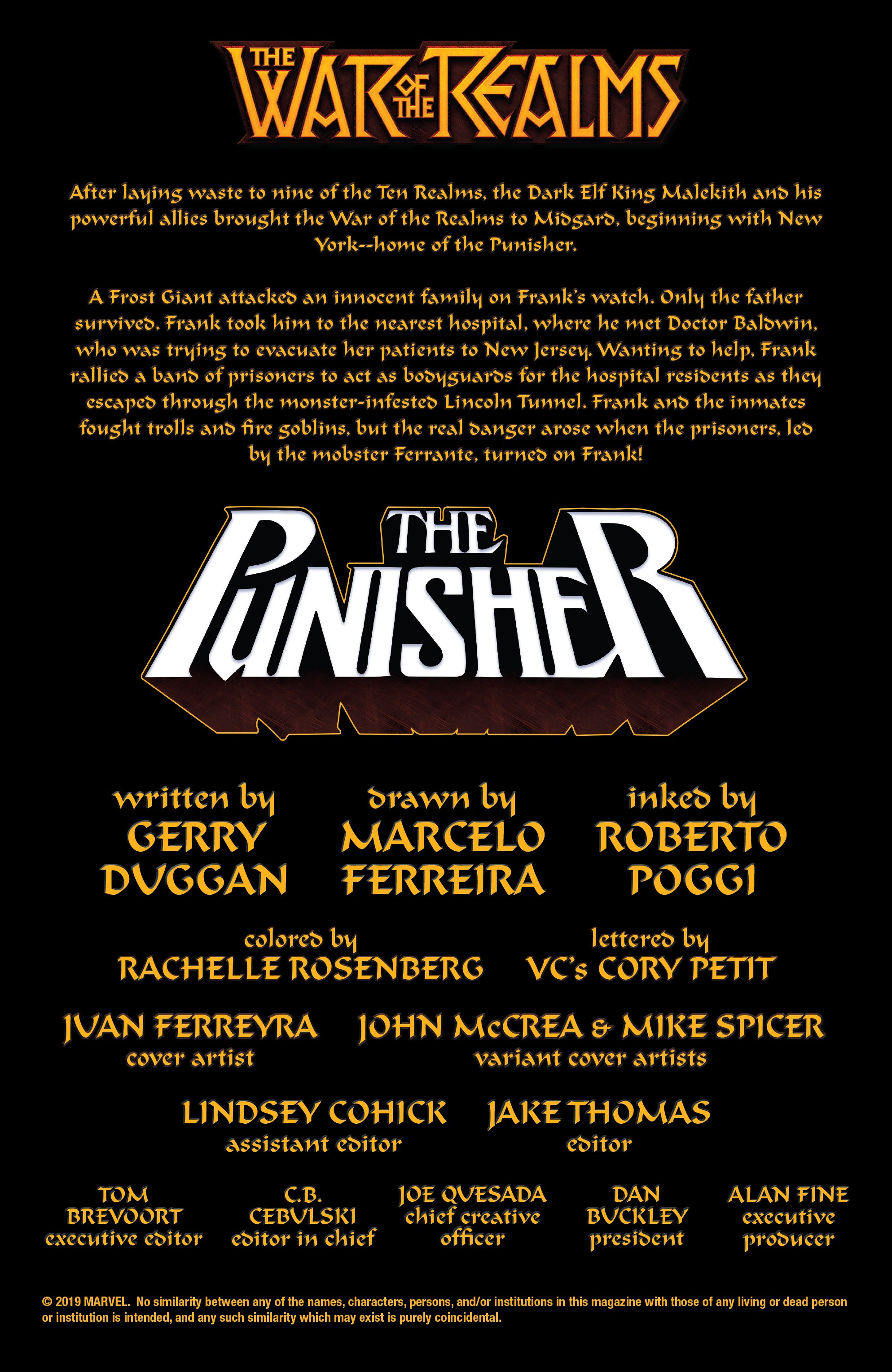 Read online War of the Realms: Punisher comic -  Issue #3 - 2