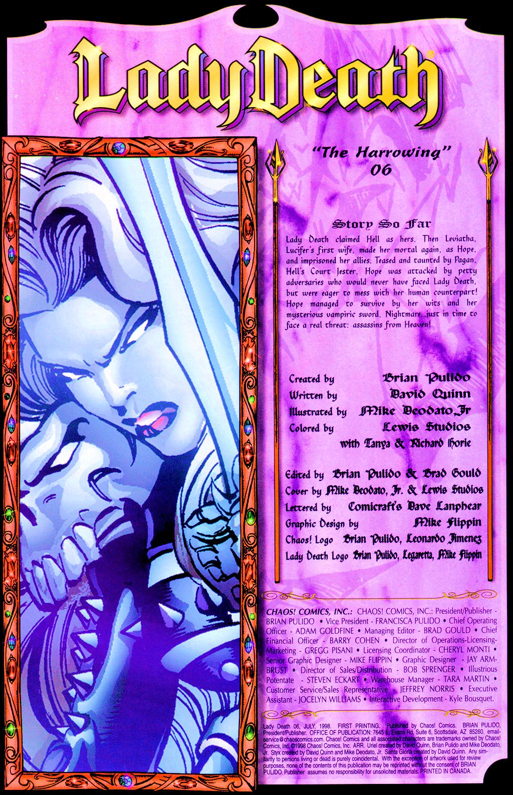 Read online Lady Death (1997) comic -  Issue #6 - 2