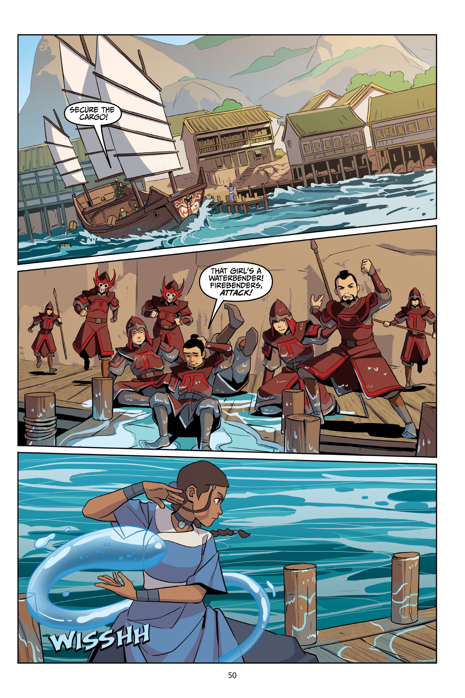 Read online Avatar: The Last Airbender—Katara and the Pirate's Silver comic -  Issue # TPB - 51