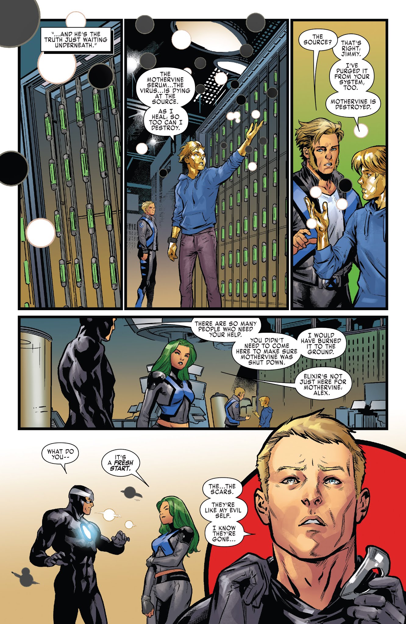 Read online X-Men: Blue comic -  Issue #28 - 19