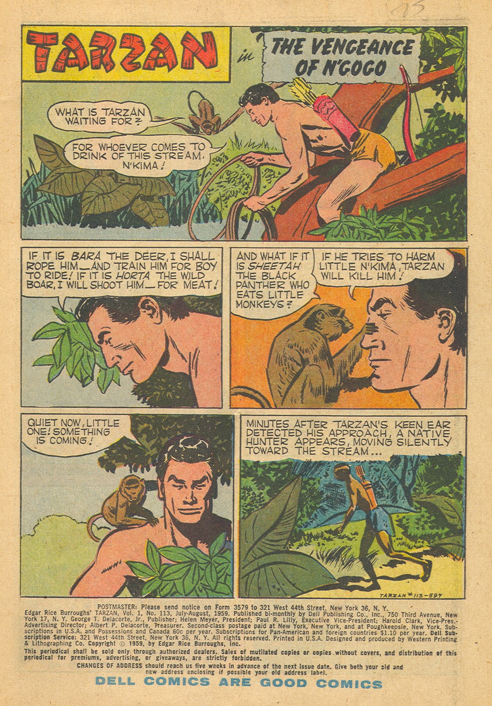 Read online Tarzan (1948) comic -  Issue #113 - 3