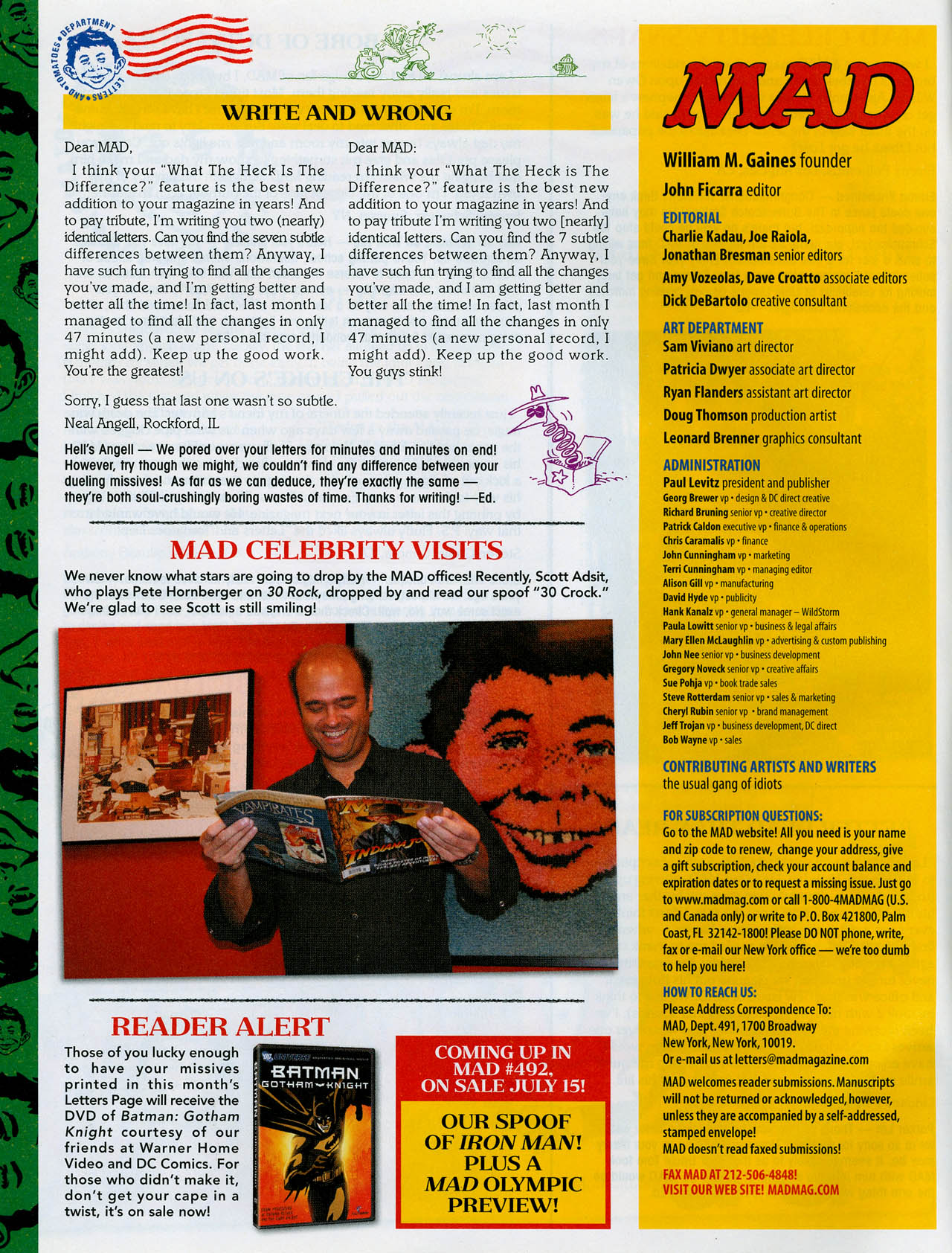 Read online MAD comic -  Issue #491 - 6