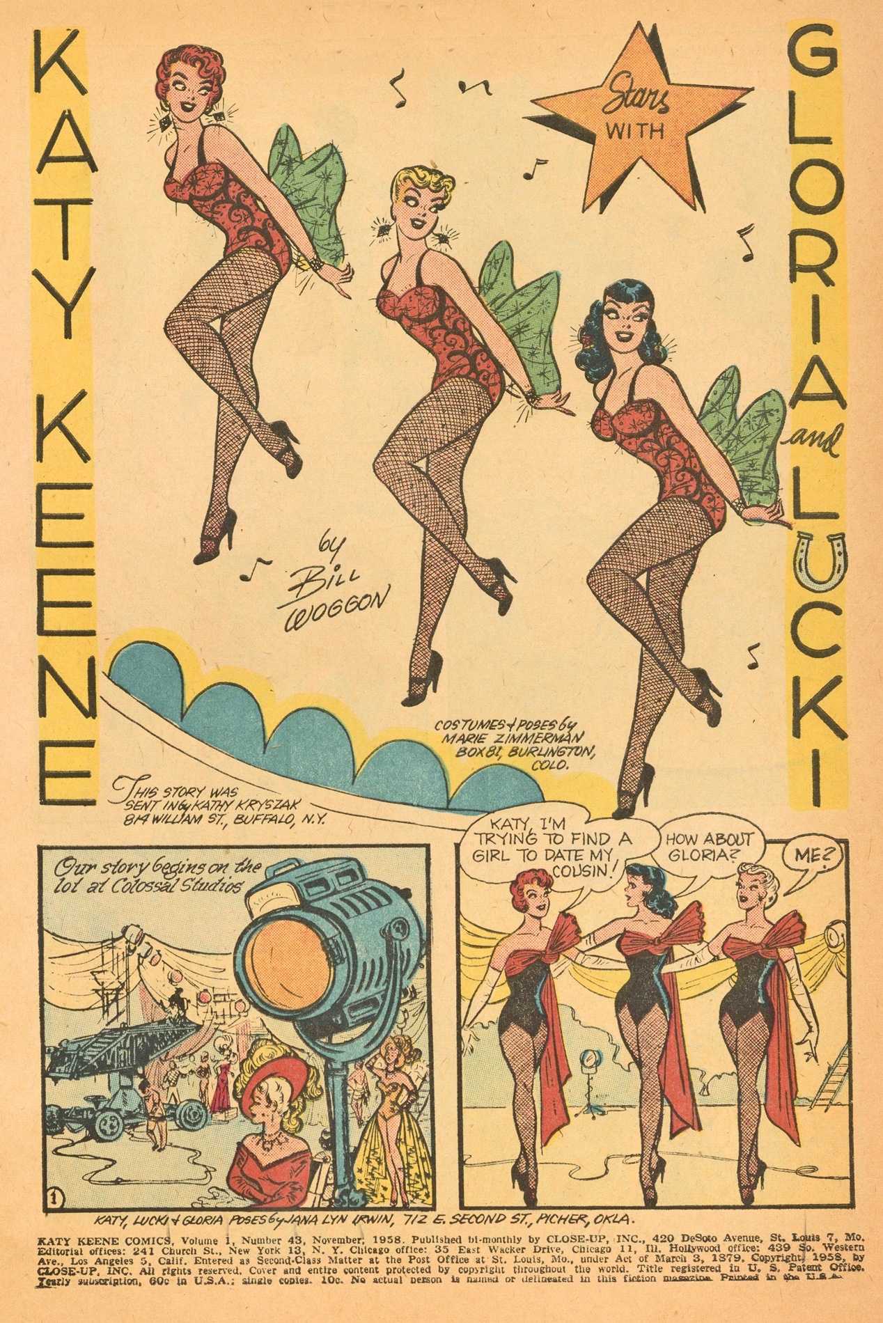 Read online Katy Keene (1949) comic -  Issue #43 - 3