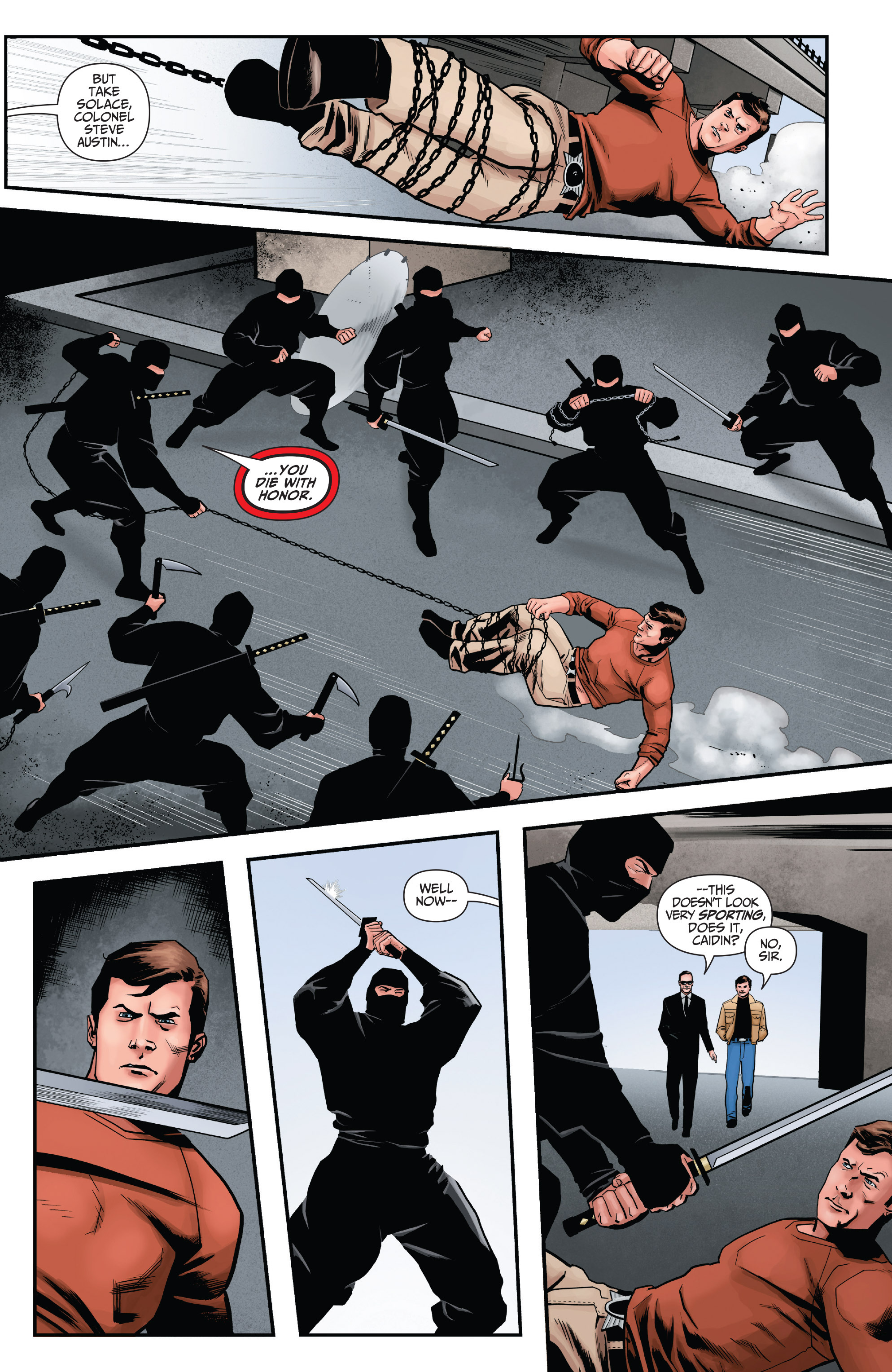 Read online The Six Million Dollar Man: Fall of Man comic -  Issue #1 - 23