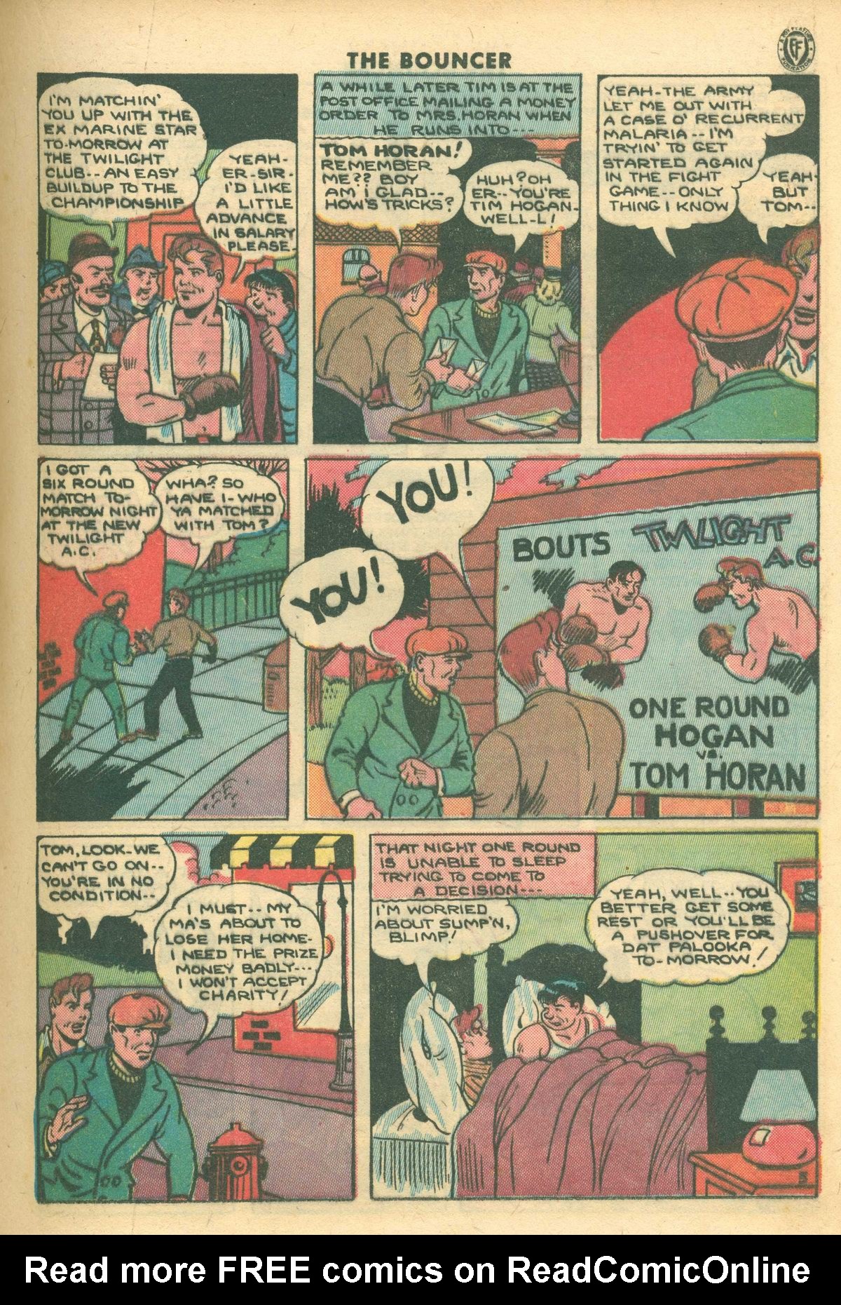 Read online The Bouncer (1944) comic -  Issue #12 - 17