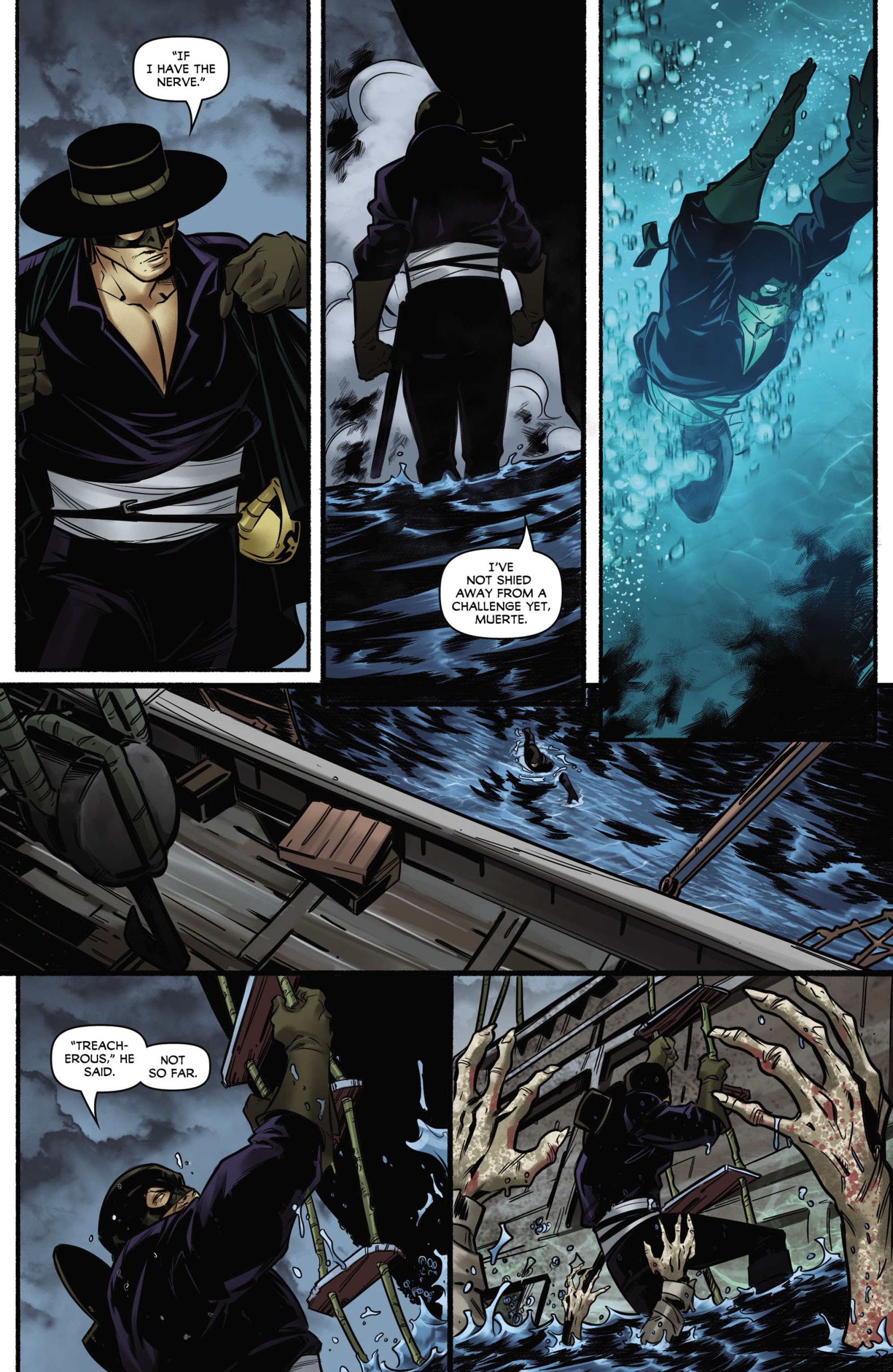 Read online Zorro: Galleon Of the Dead comic -  Issue #2 - 14