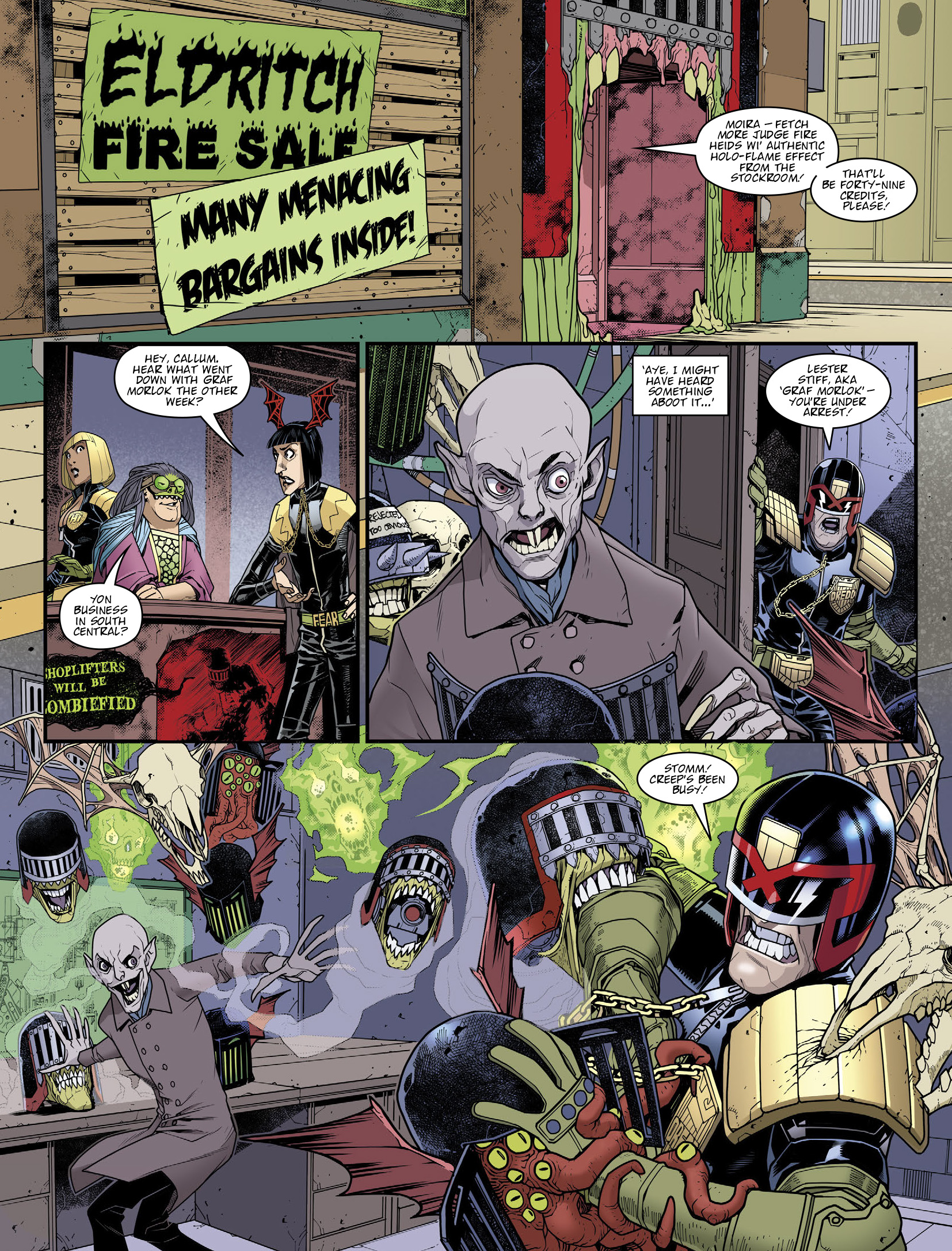 Read online Judge Dredd Megazine (Vol. 5) comic -  Issue #447 - 12
