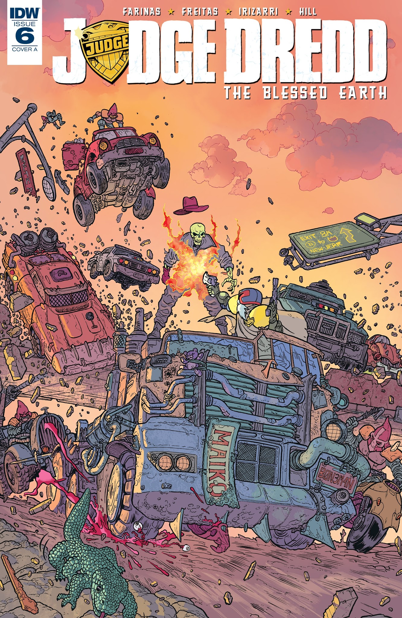 Read online Judge Dredd: The Blessed Earth comic -  Issue #6 - 1