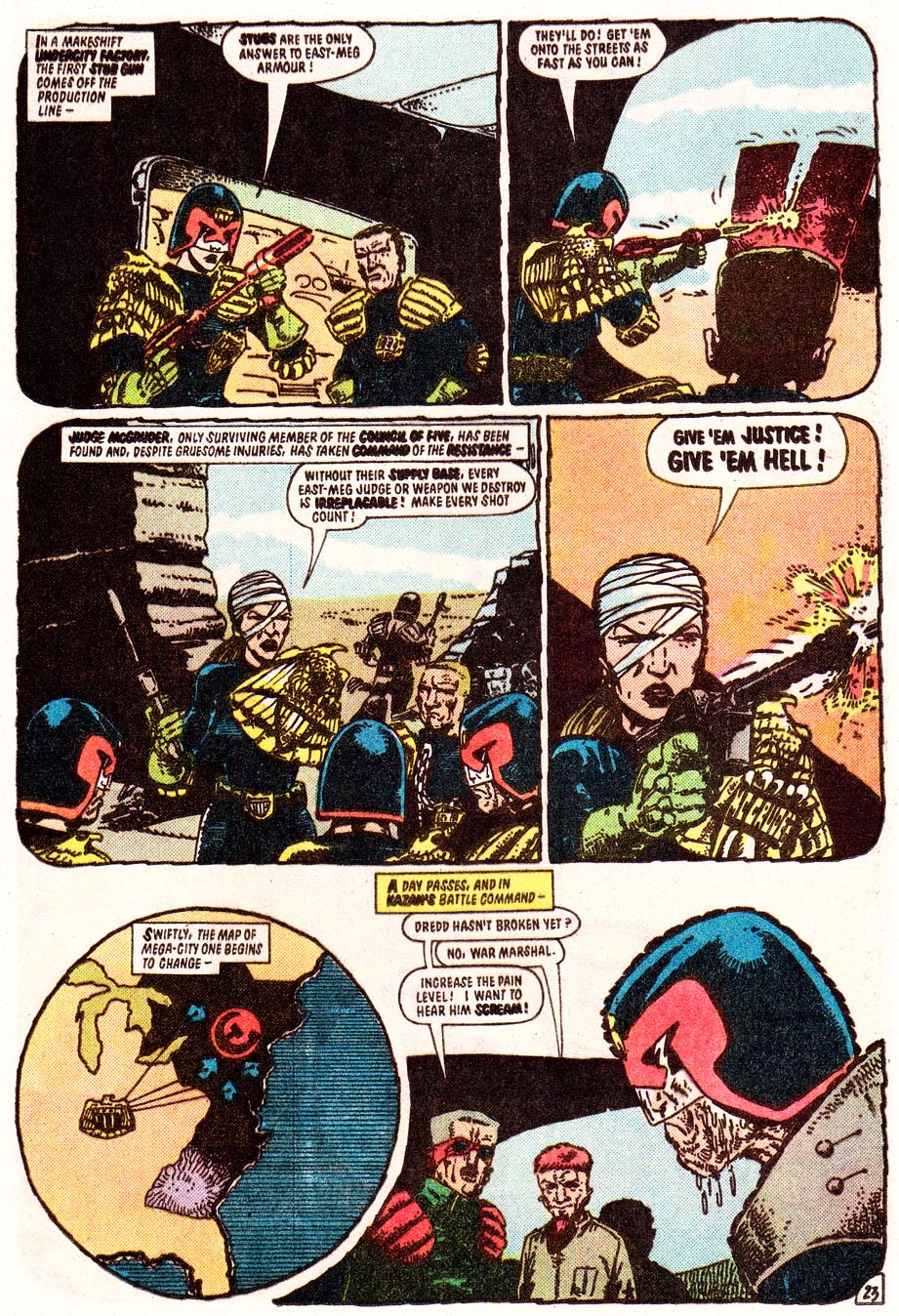 Read online Judge Dredd (1983) comic -  Issue #24 - 23