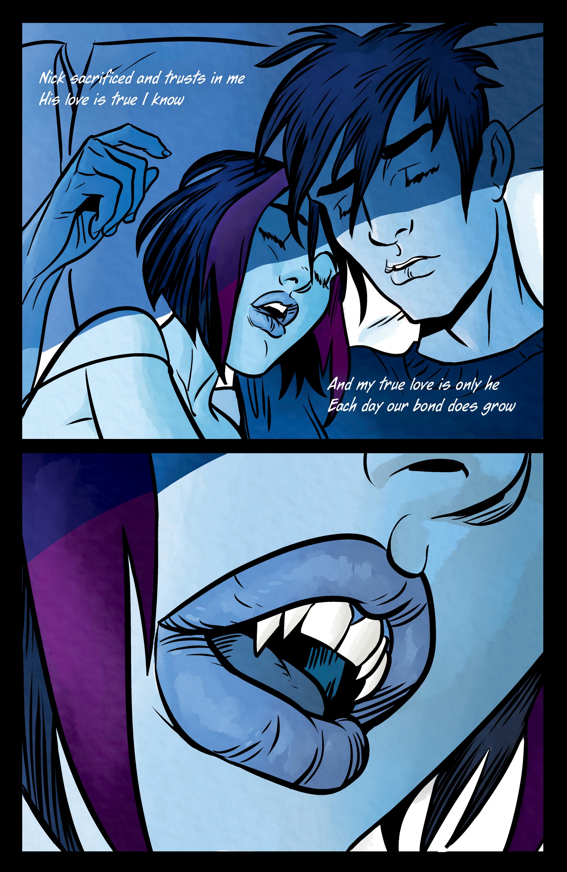 Read online GirlFIEND in Paris: A Bloodthirsty Bedtime Story comic -  Issue # TPB - 11