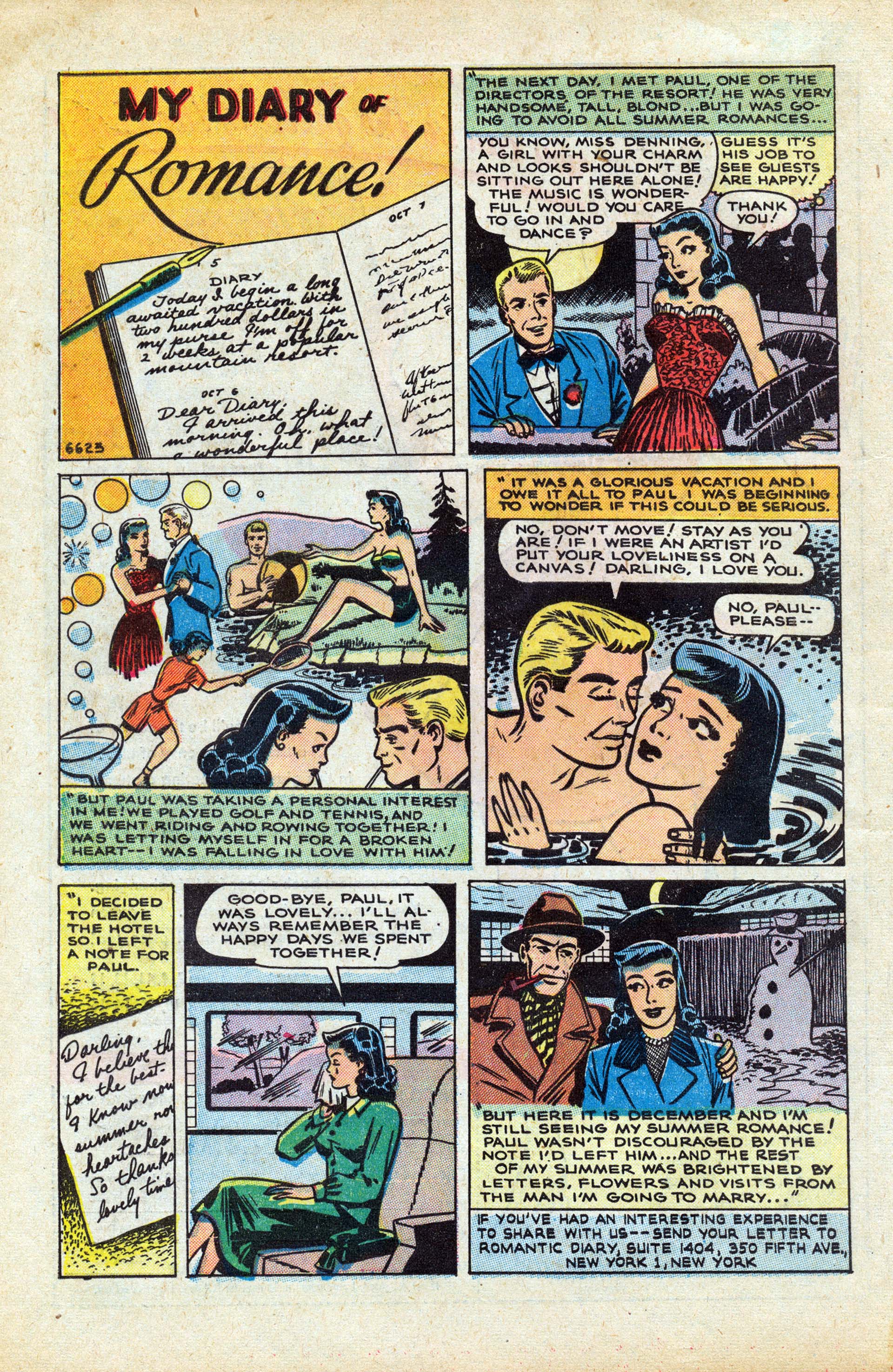 Read online Romance Diary comic -  Issue #2 - 12