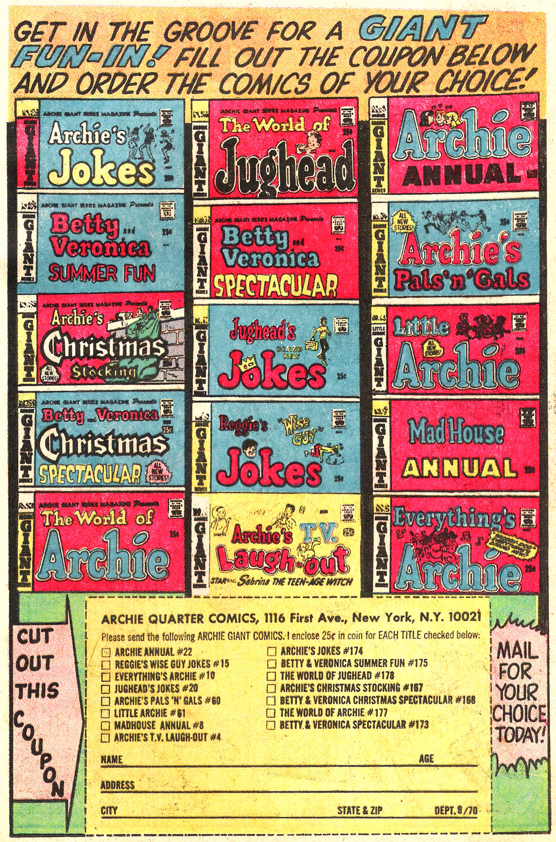 Read online Archie Giant Series Magazine comic -  Issue #175 - 49