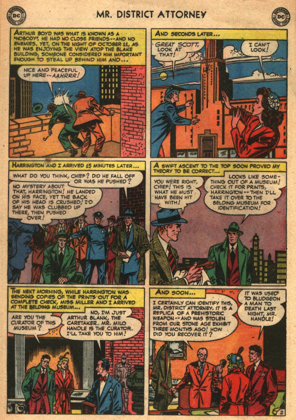 Read online Mr. District Attorney comic -  Issue #26 - 14