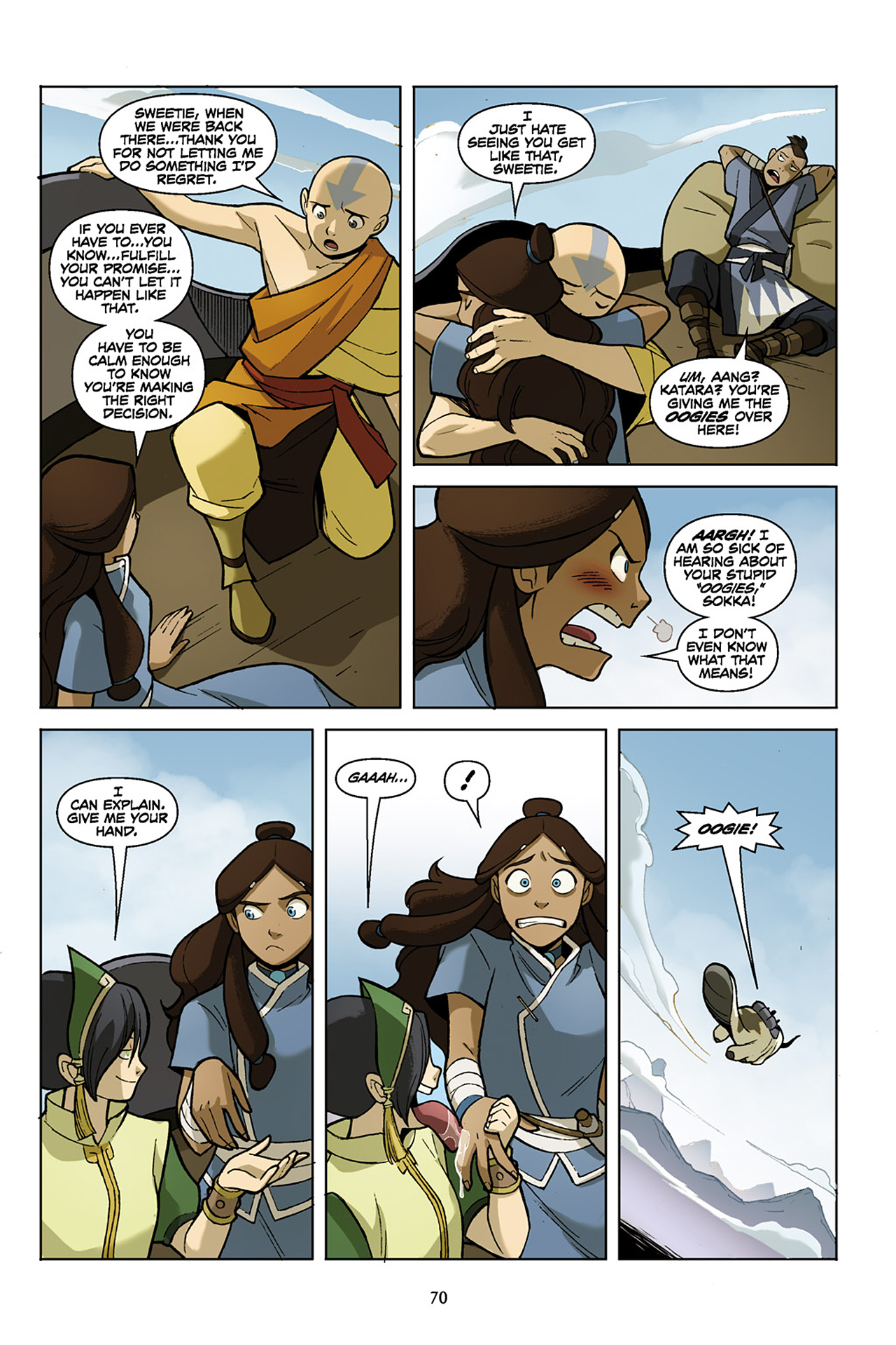 Read online Nickelodeon Avatar: The Last Airbender - The Promise comic -  Issue # Part 1 - 71