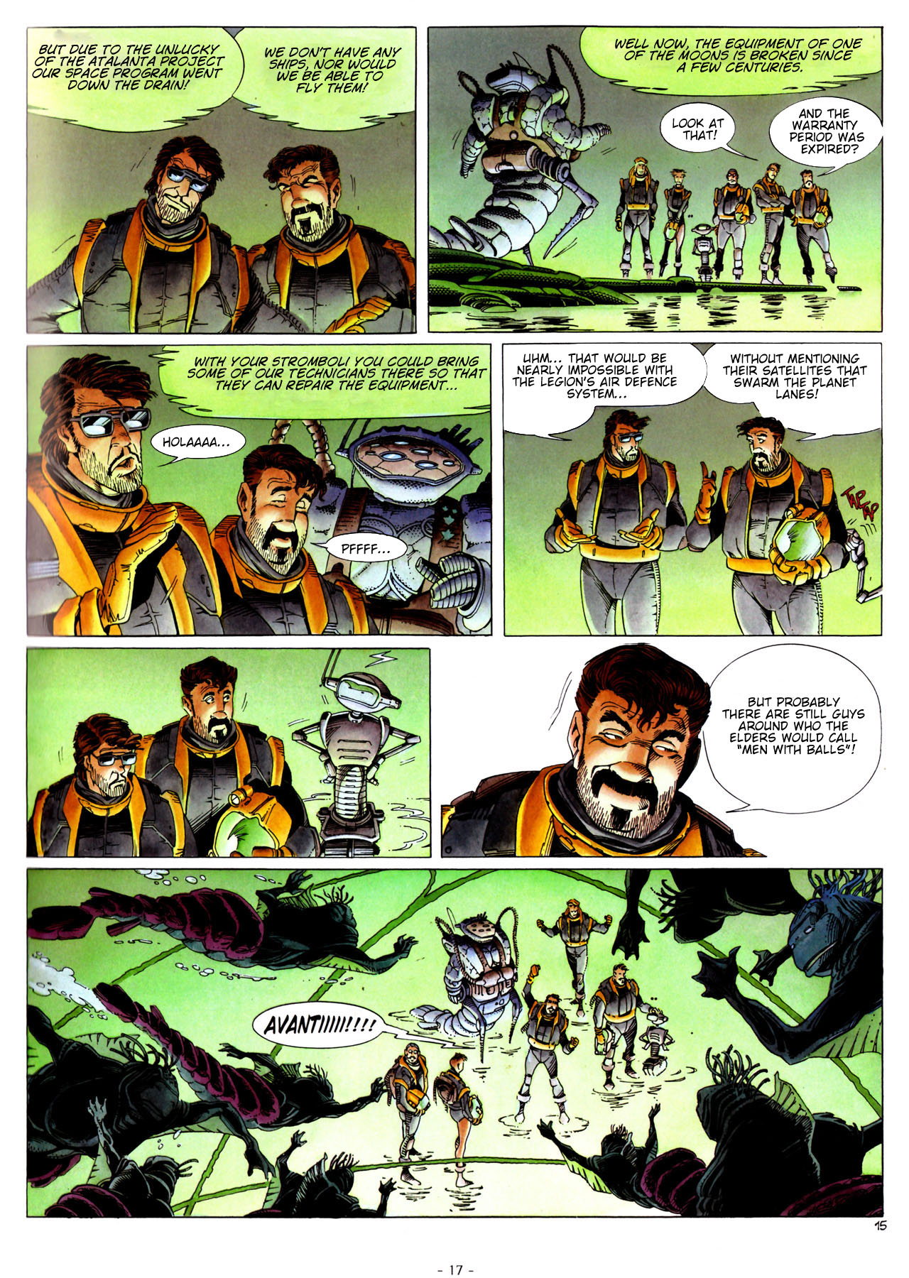 Read online Aquablue comic -  Issue #5 - 18