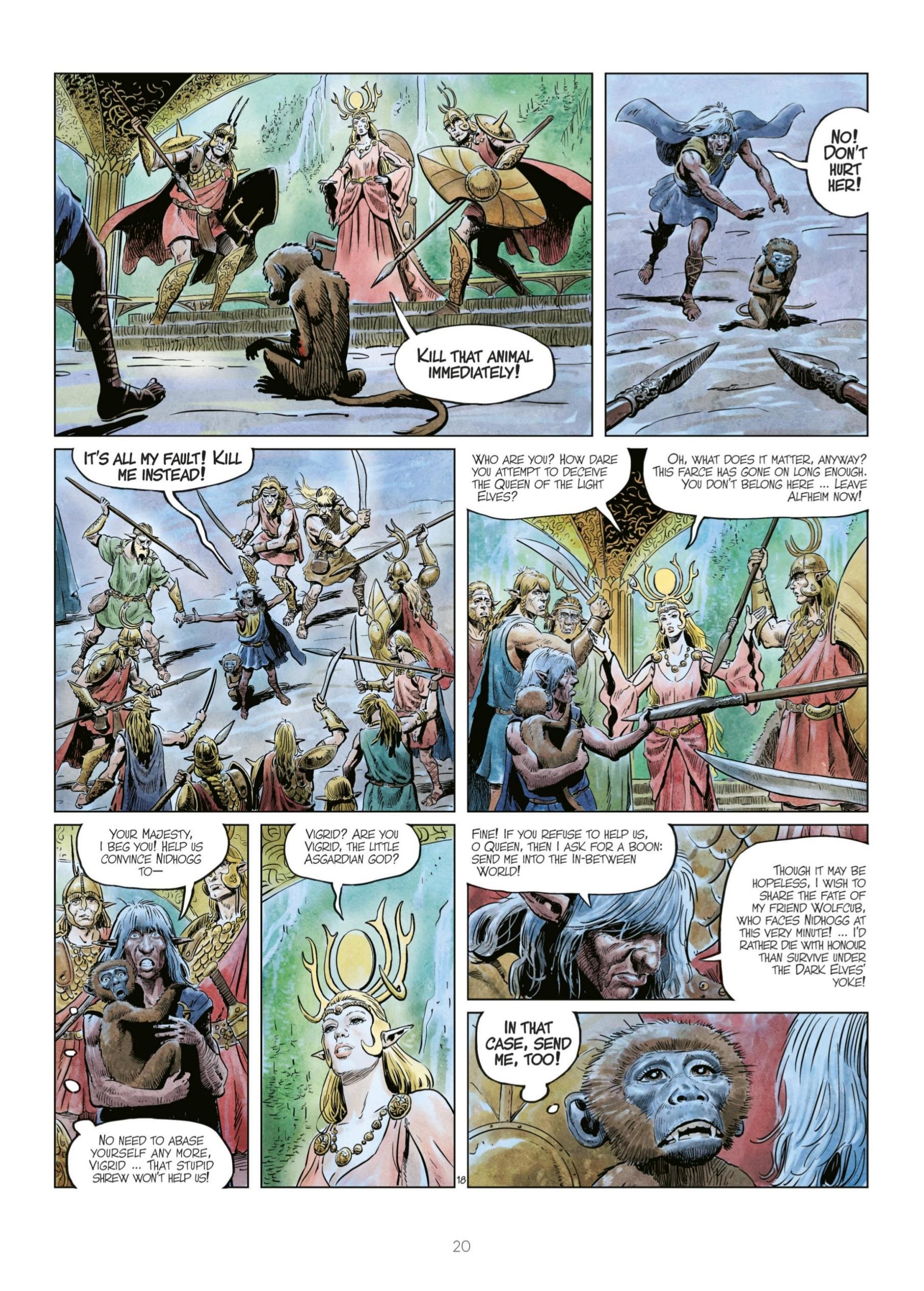 Read online The World of Thorgal: Wolfcub comic -  Issue #7 - 22