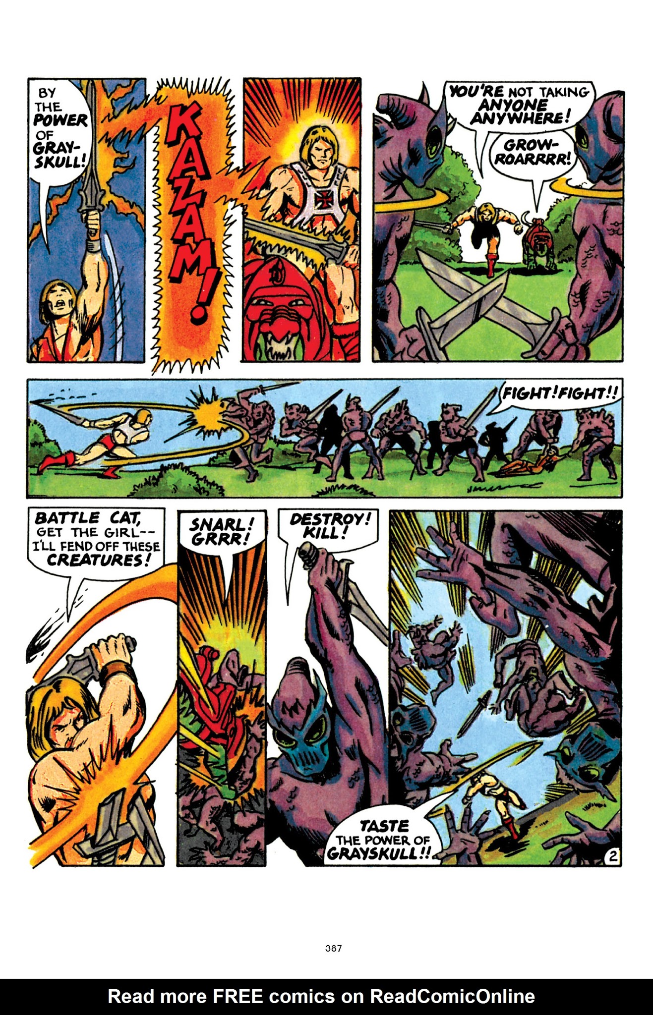 Read online He-Man and the Masters of the Universe Minicomic Collection comic -  Issue # TPB 1 - 378