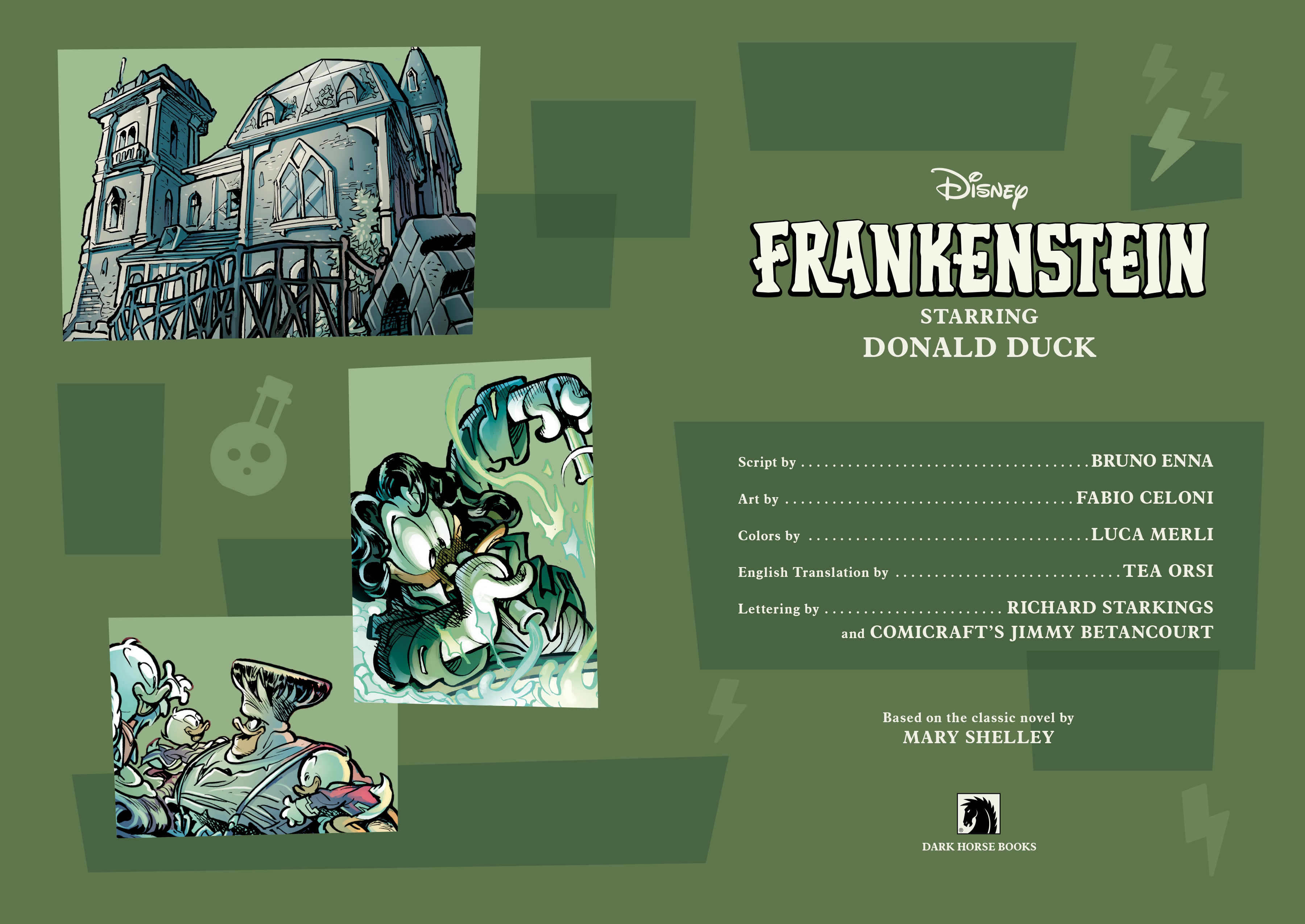 Read online Disney Frankenstein, Starring Donald Duck comic -  Issue # TPB - 3