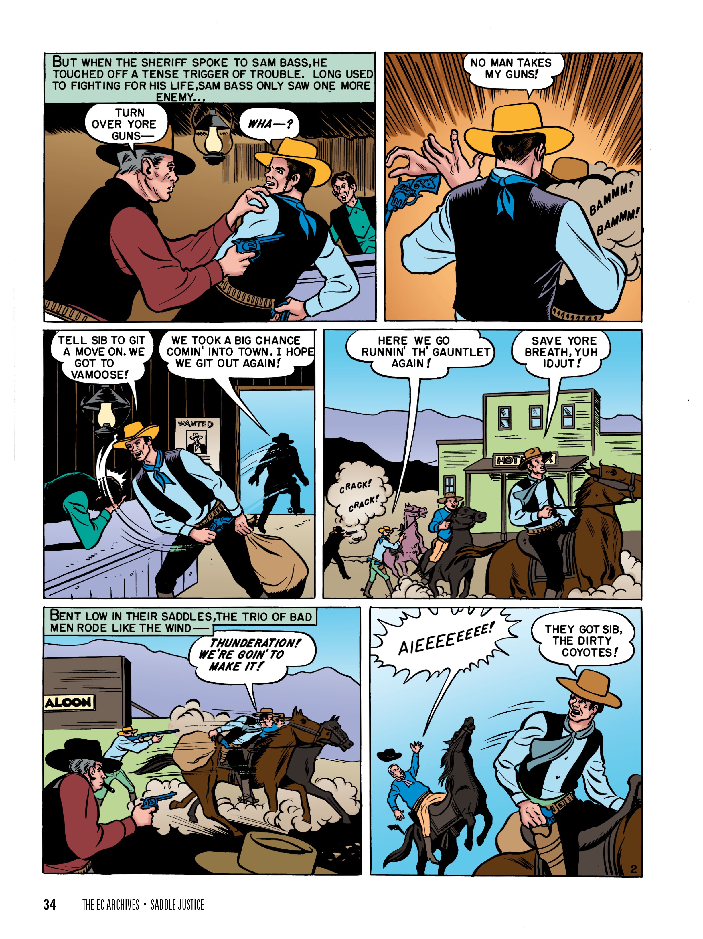 Read online The EC Archives: Saddle Justice comic -  Issue # TPB (Part 1) - 36